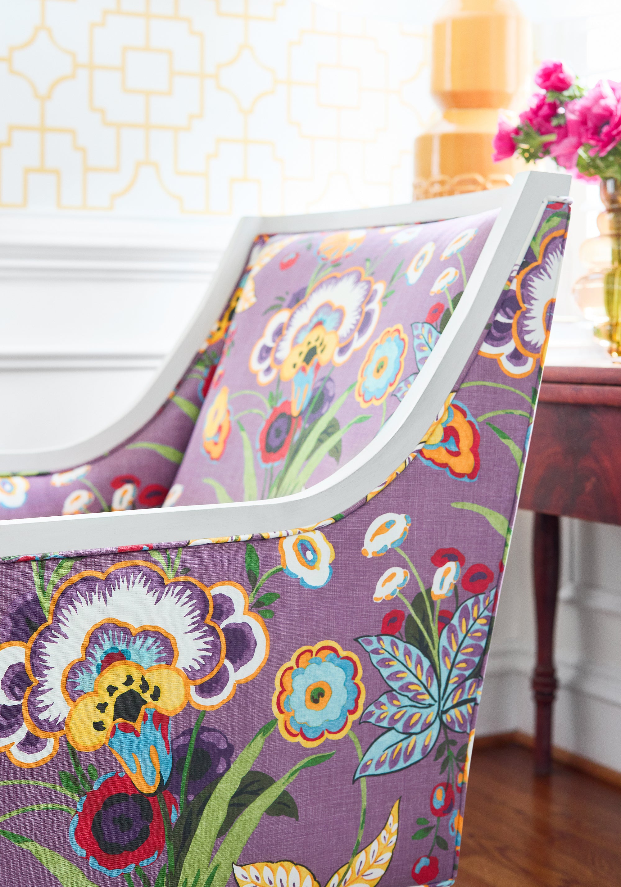 Thibaut Eden Fretwork Behang T20873 - sfeerbeeld