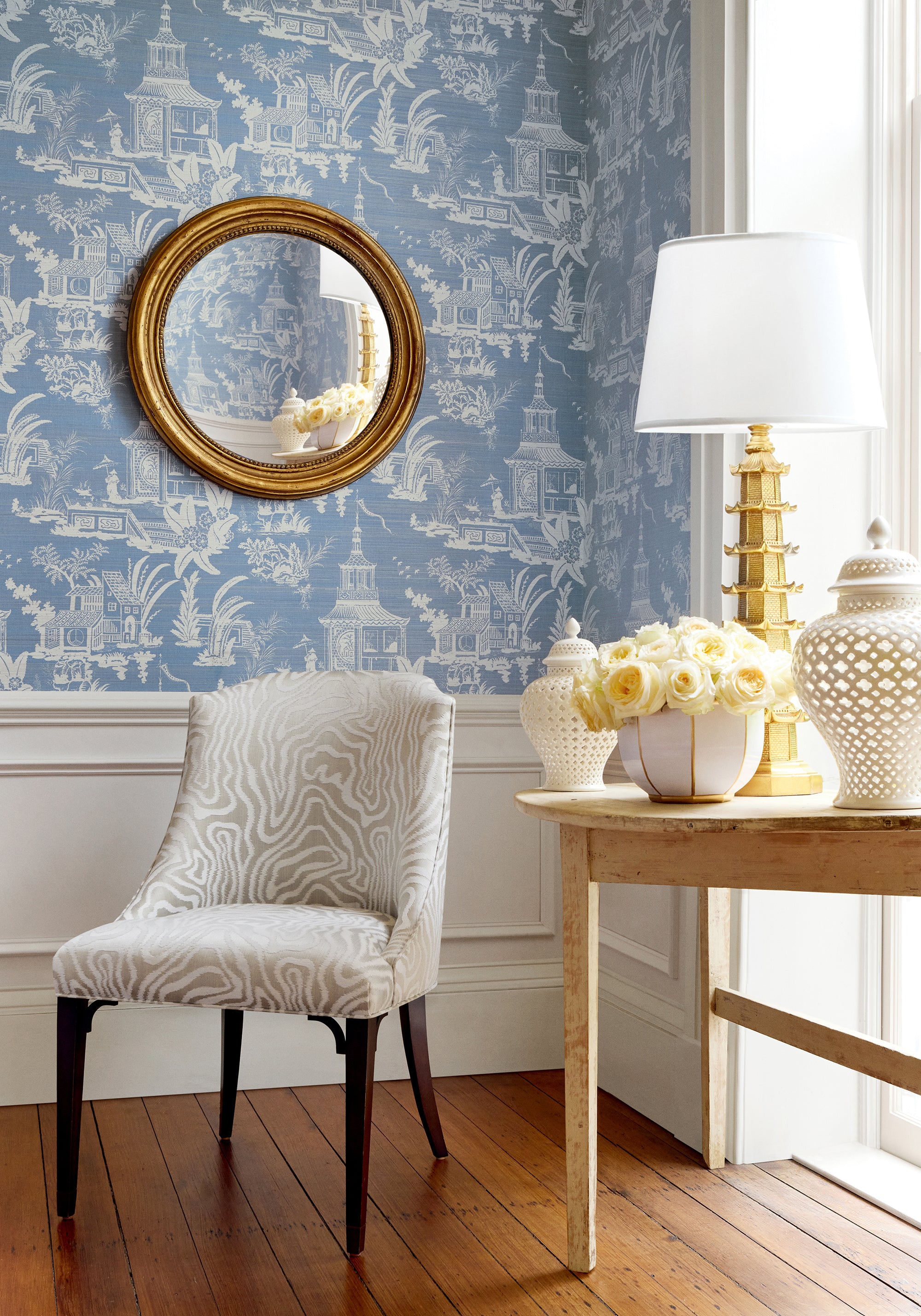 Thibaut Grand Palace Empress Court Behang T13649 - sfeerbeeld