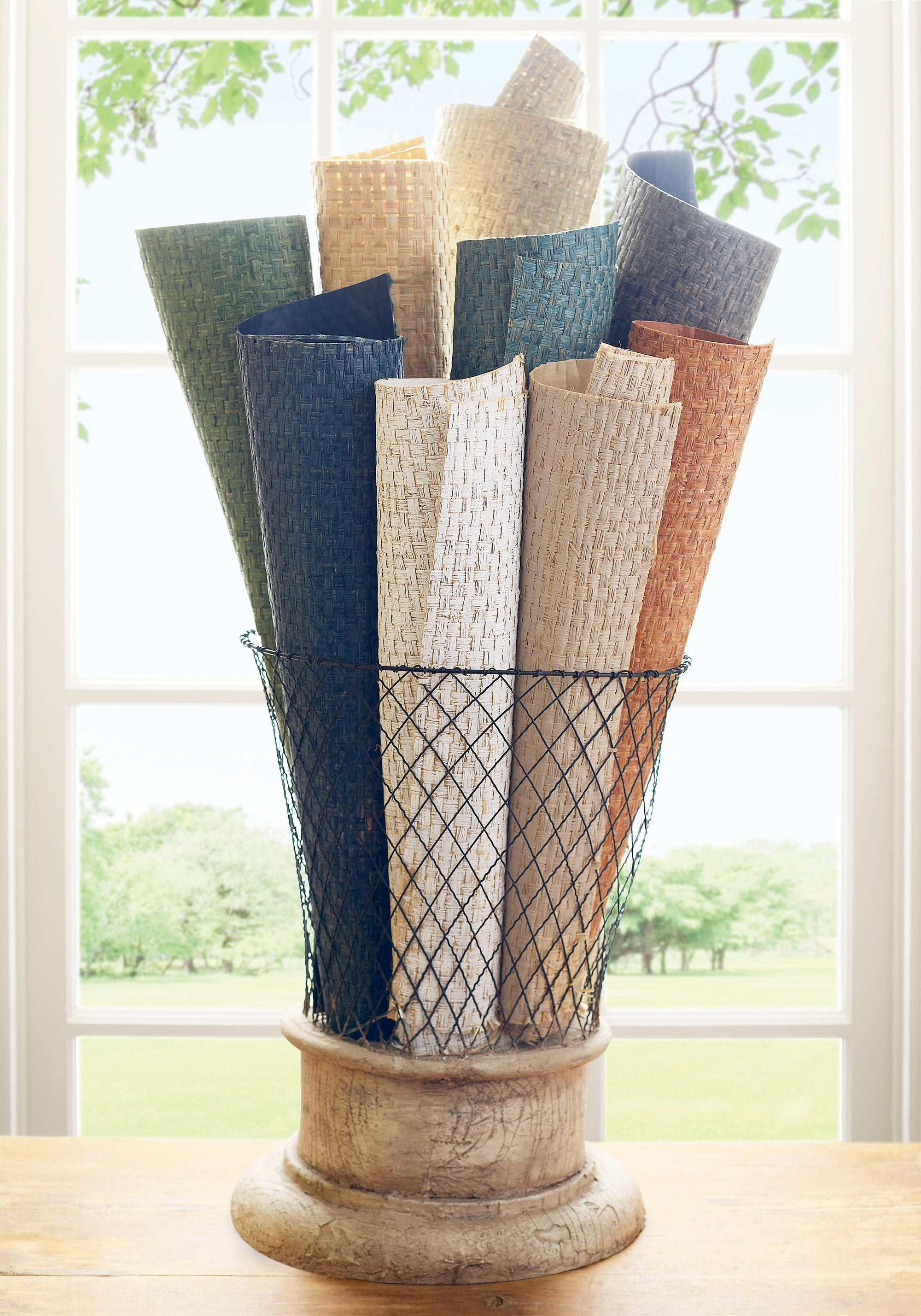 Thibaut Grasscloth Resource 6 Lauderdale Behang T19604 - sfeerbeeld