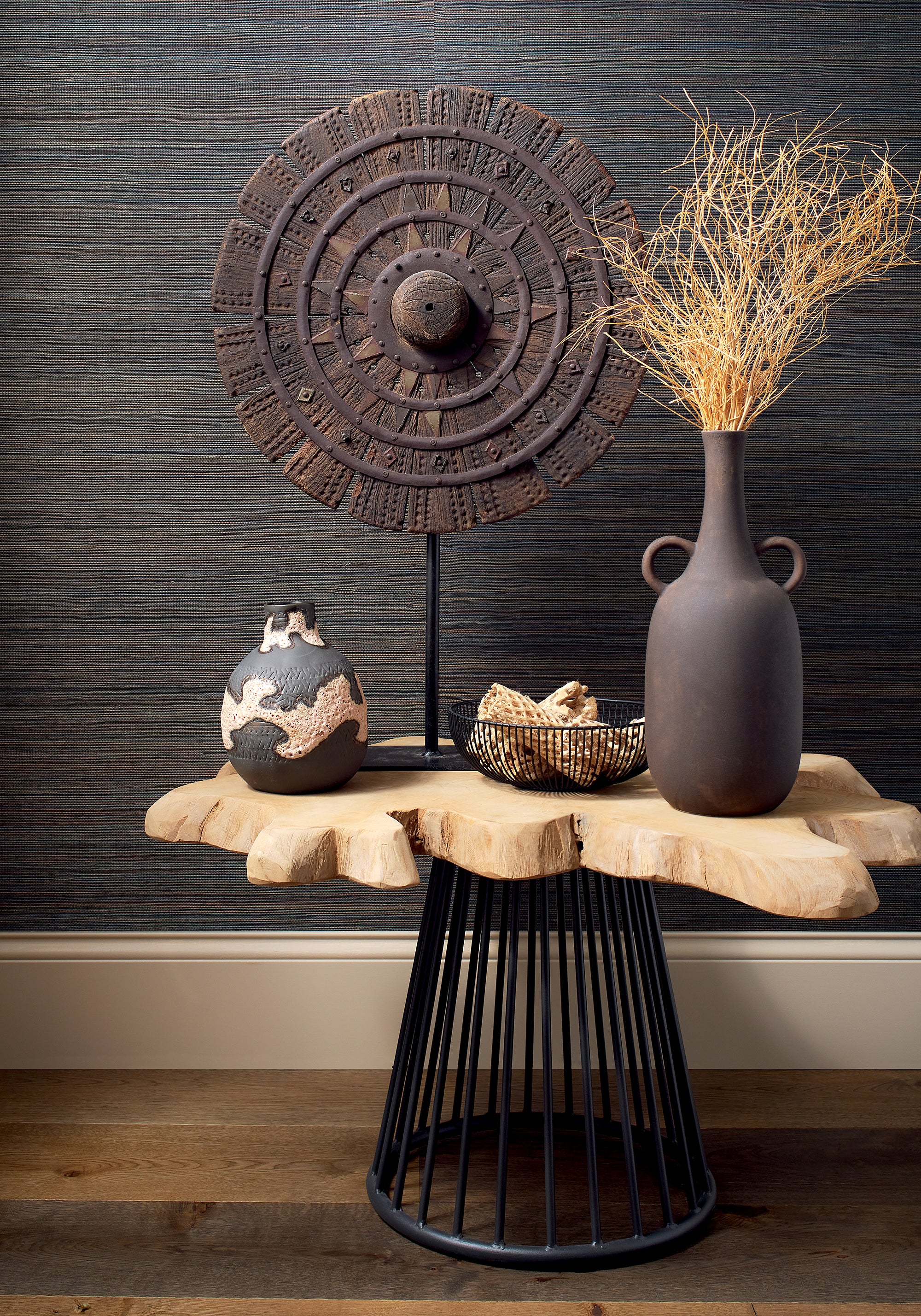 Thibaut Grasscloth Resource 6 Windward Sisal Behang T19669 - sfeerbeeld