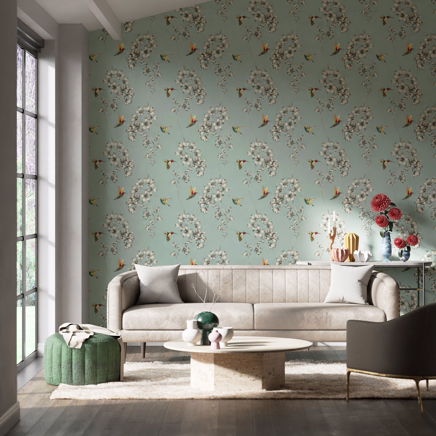 Harlequin Amazilia Wide Width Behang 111060 — LAB COLOUR THE WORLD