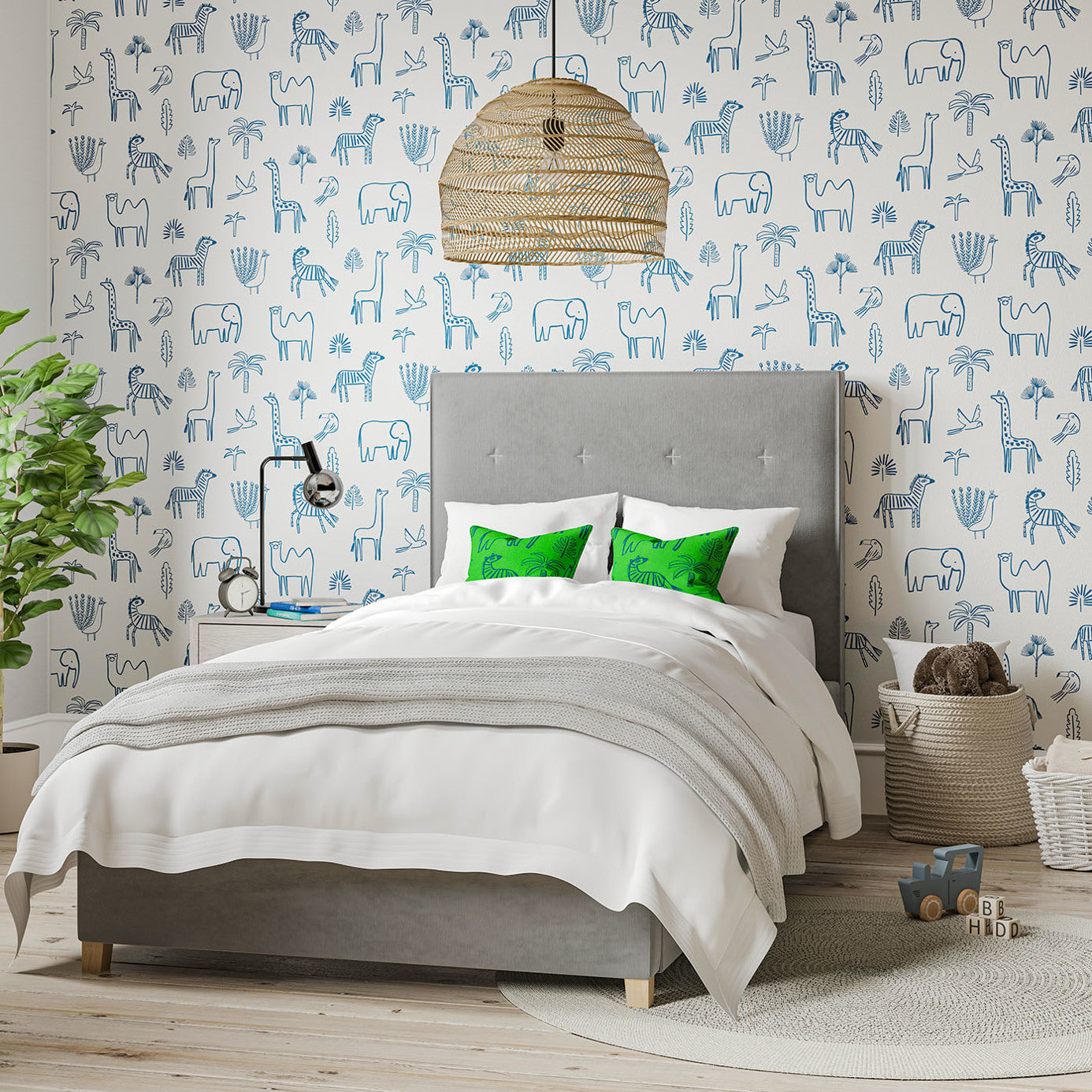 Harlequin Funky Jungle Behang 112630 — LAB COLOUR THE WORLD