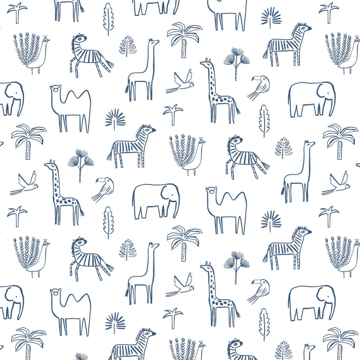 Harlequin Funky Jungle Behang 112630 — LAB COLOUR THE WORLD