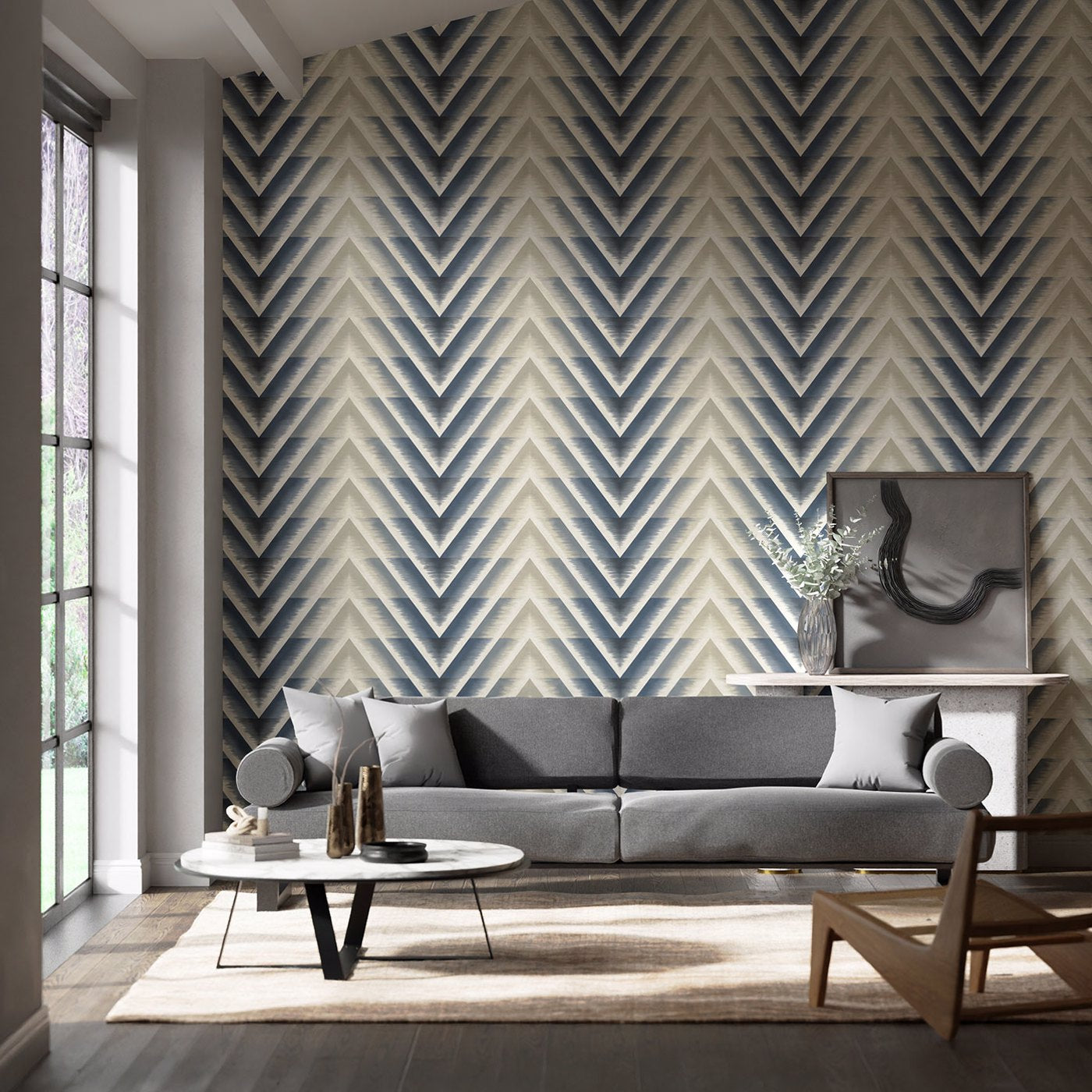 Harlequin Makalu Wide Width Behang 111584 — LAB COLOUR THE WORLD