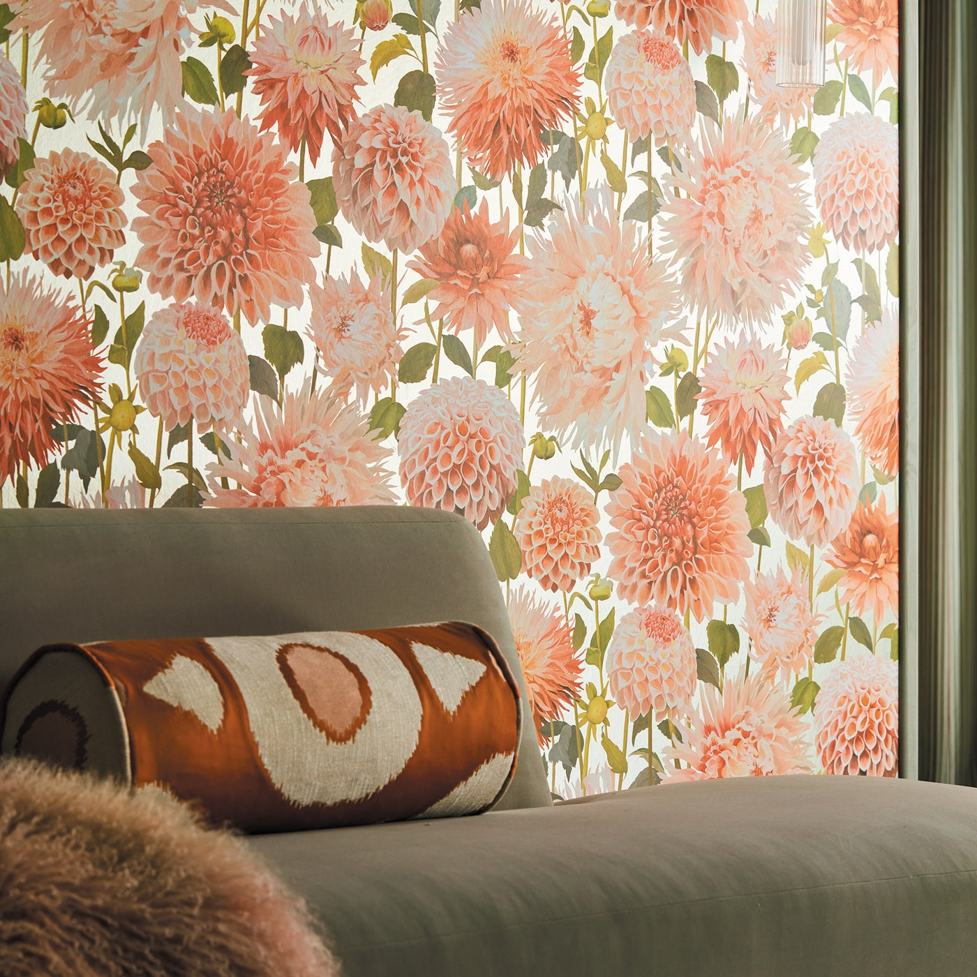 Harlequin Dahlia Wide Width Behang 112845 — LAB COLOUR THE WORLD