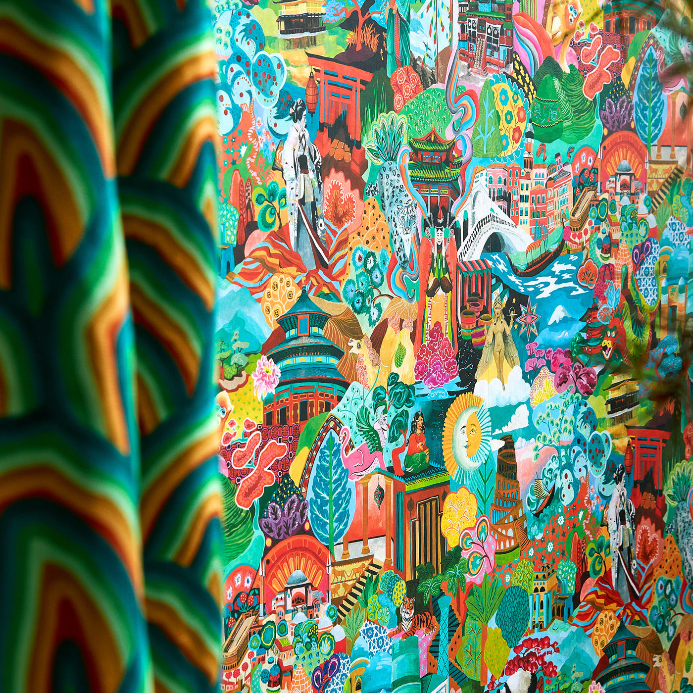 Harlequin Journey of Discovery Wide Width Behang 112919 — LAB COLOUR THE WORLD