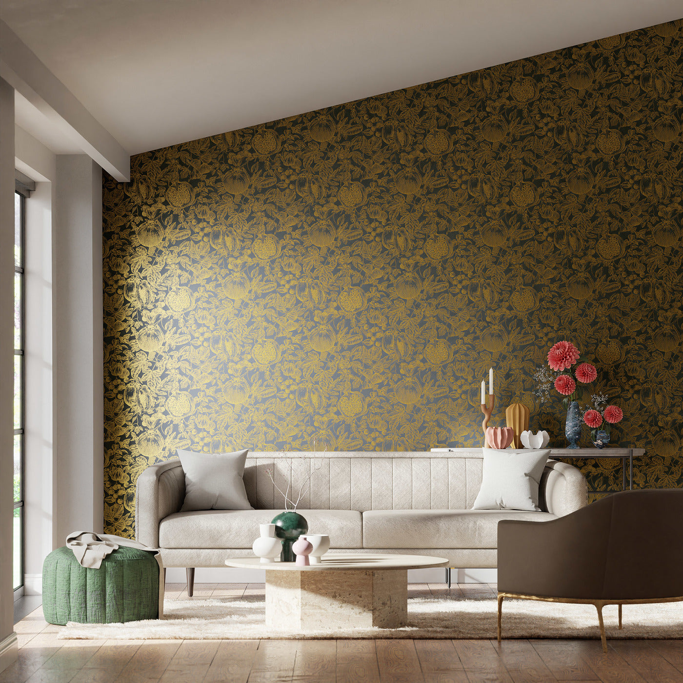 Harlequin Melograno Behang 112926 — LAB COLOUR THE WORLD