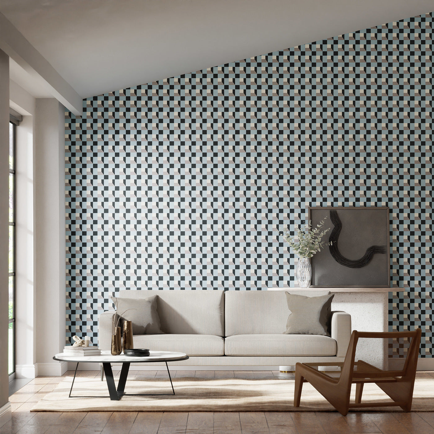 Harlequin Blocks Behang 112944 — LAB COLOUR THE WORLD