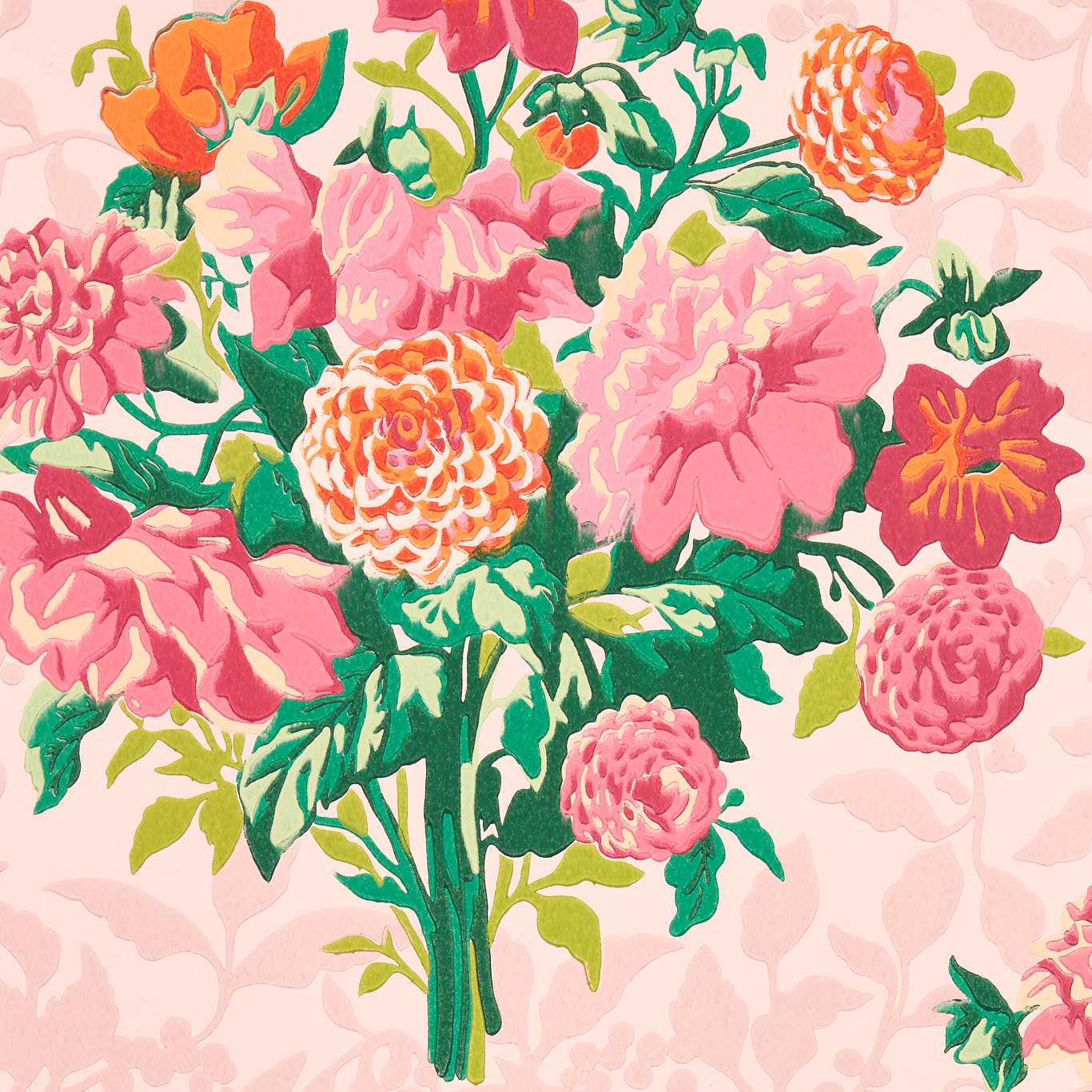 Harlequin Dahlia Bunch Behang 113056 — LAB COLOUR THE WORLD