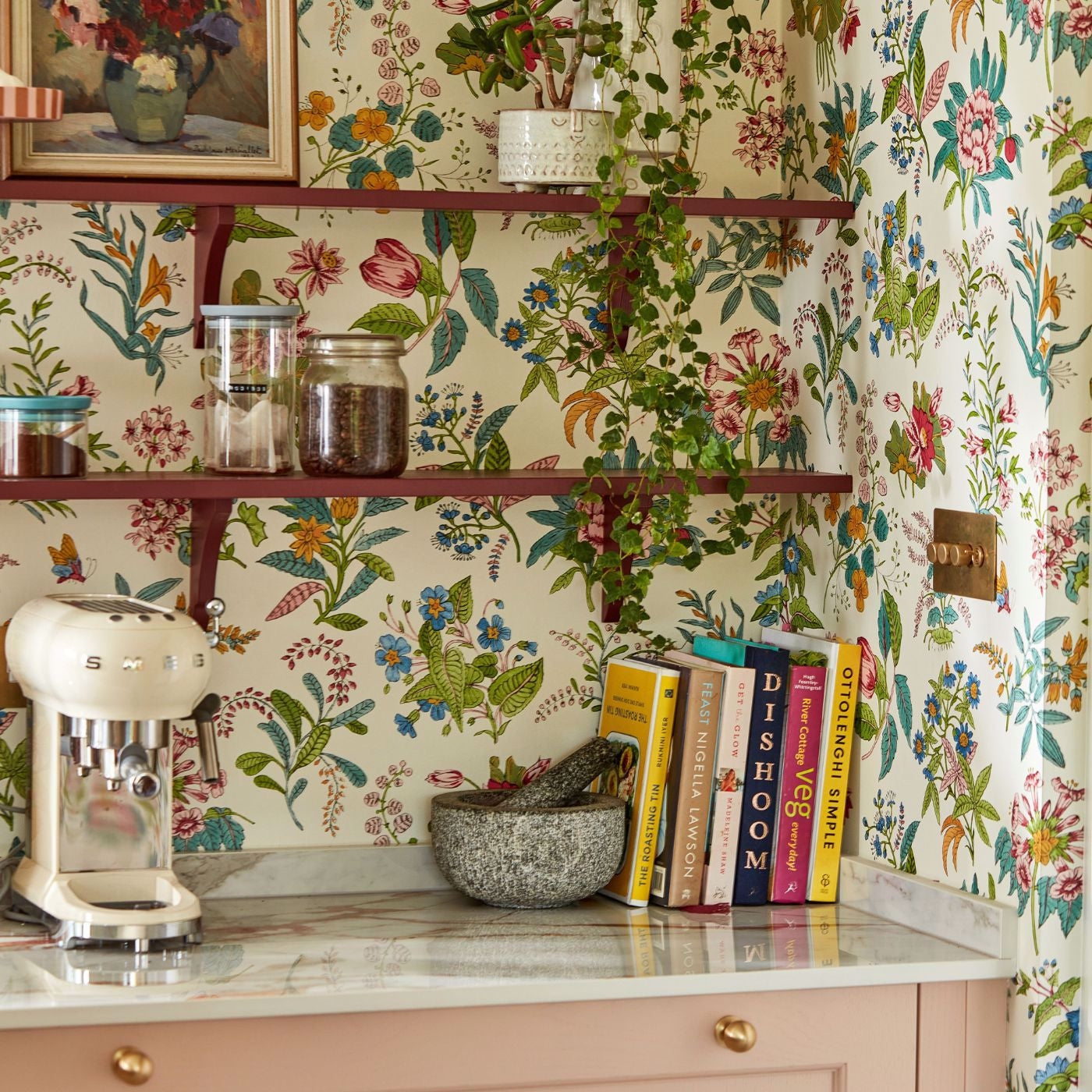 Harlequin Woodland Floral Wide Width Behang 113057 — LAB COLOUR THE WORLD
