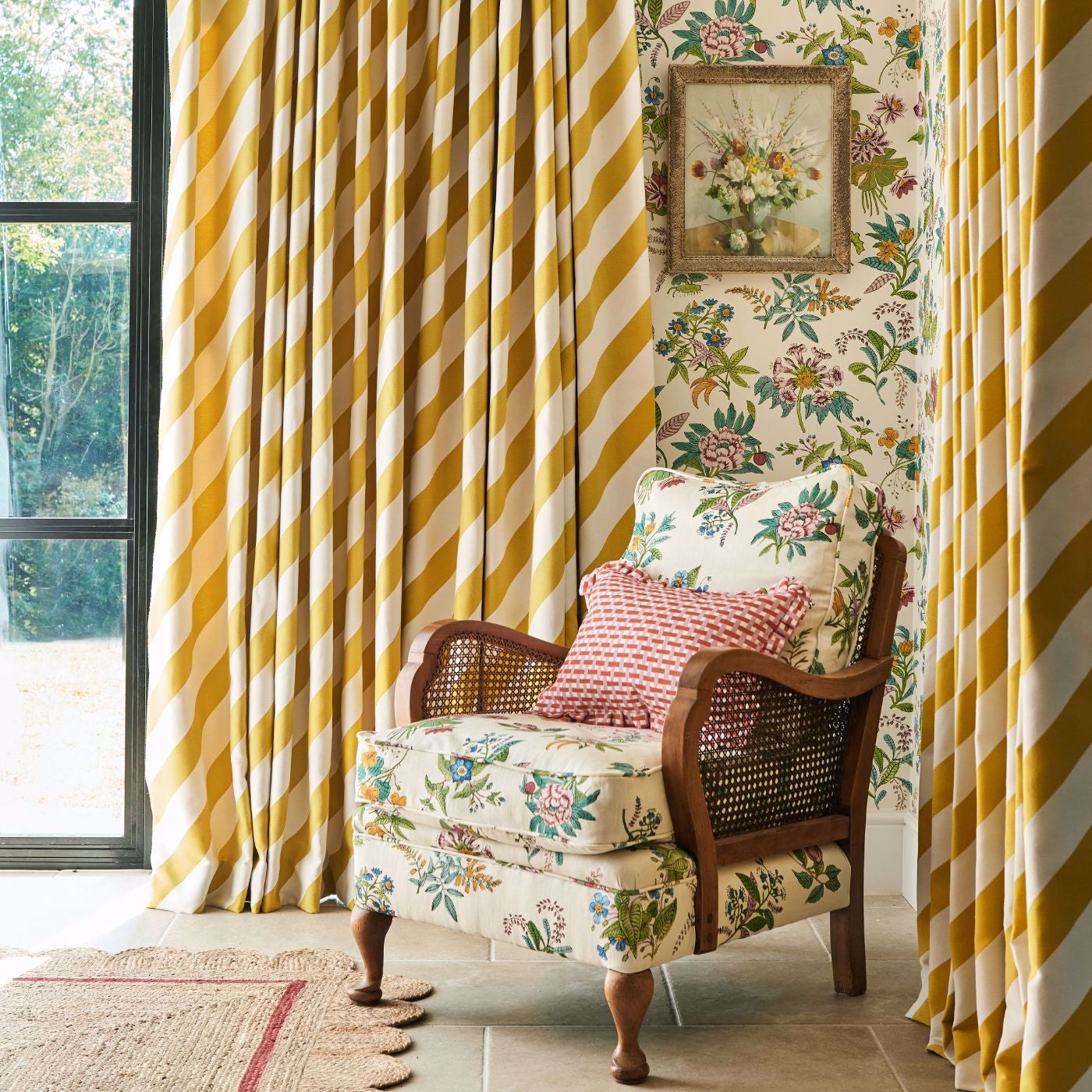Harlequin Woodland Floral Wide Width Behang 113057 — LAB COLOUR THE WORLD