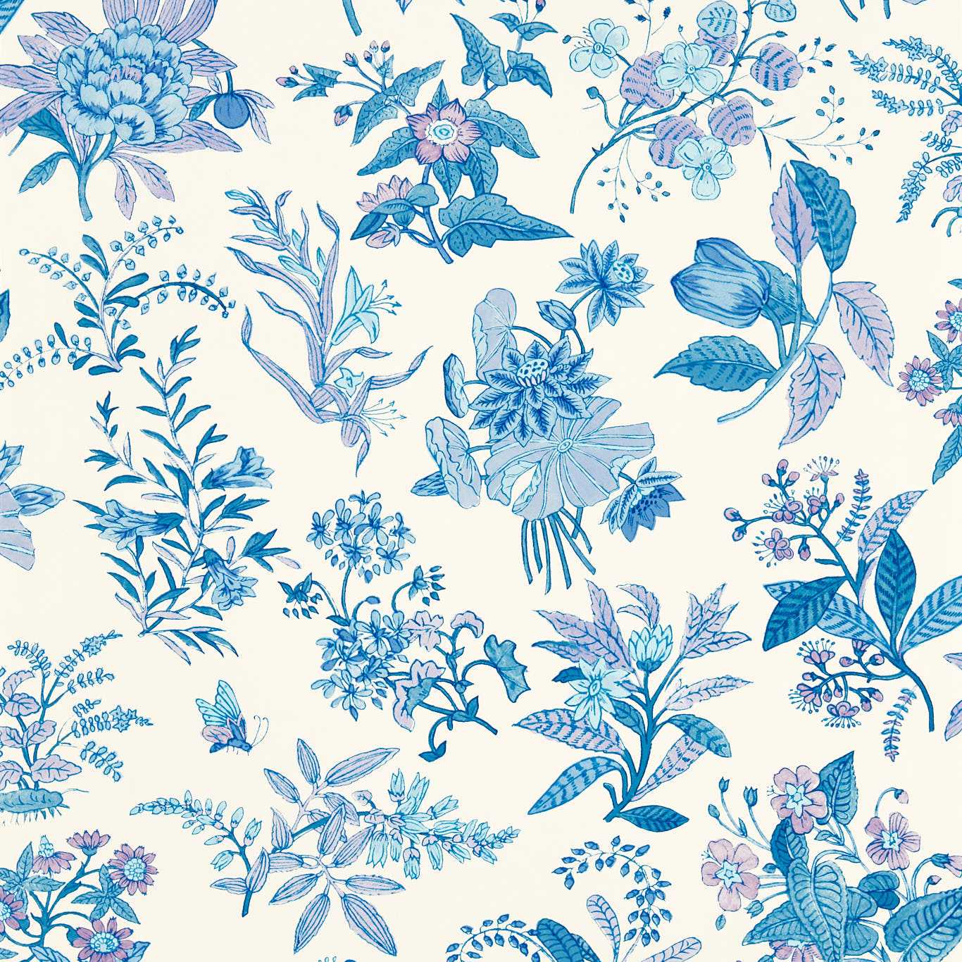 Harlequin Woodland Floral Wide Width Behang 113059 — LAB COLOUR THE WORLD