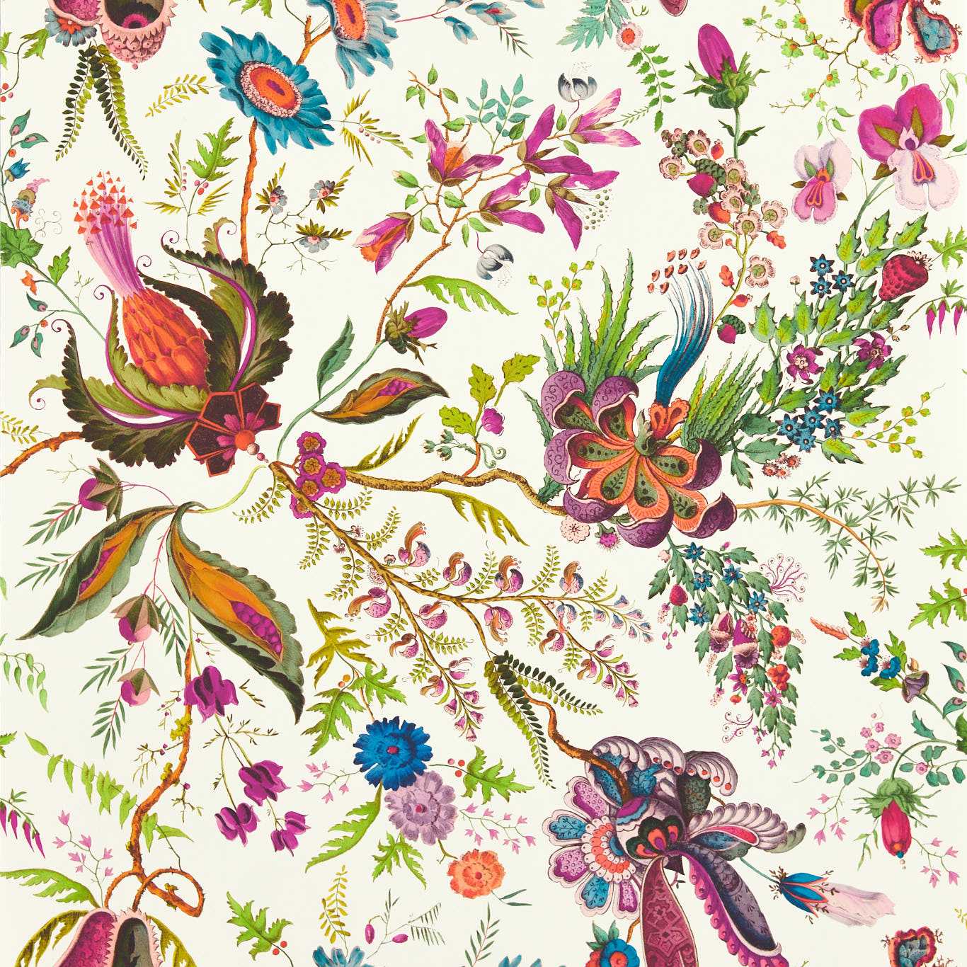 Harlequin Wonderland Floral Wide Width Behang 113065 — LAB COLOUR THE WORLD