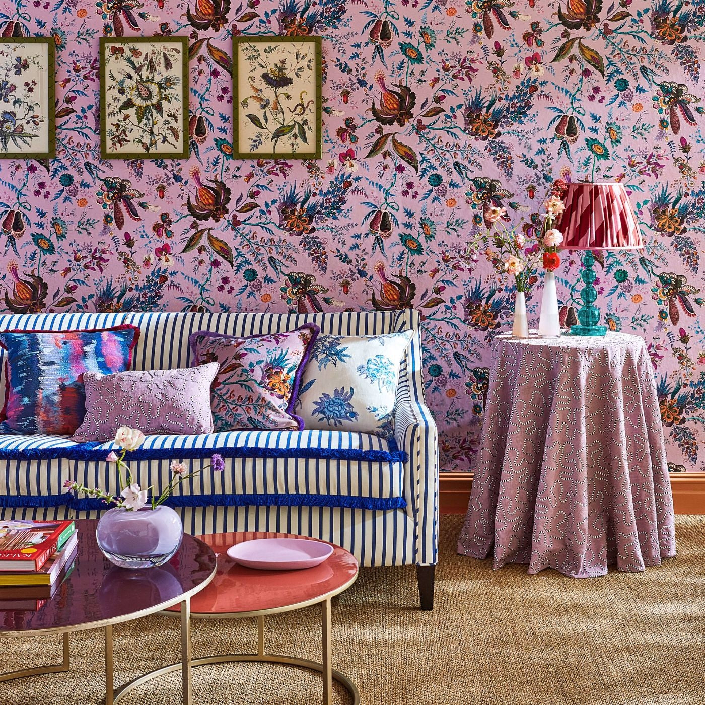 Harlequin Wonderland Floral Wide Width Behang 113066 — LAB COLOUR THE WORLD