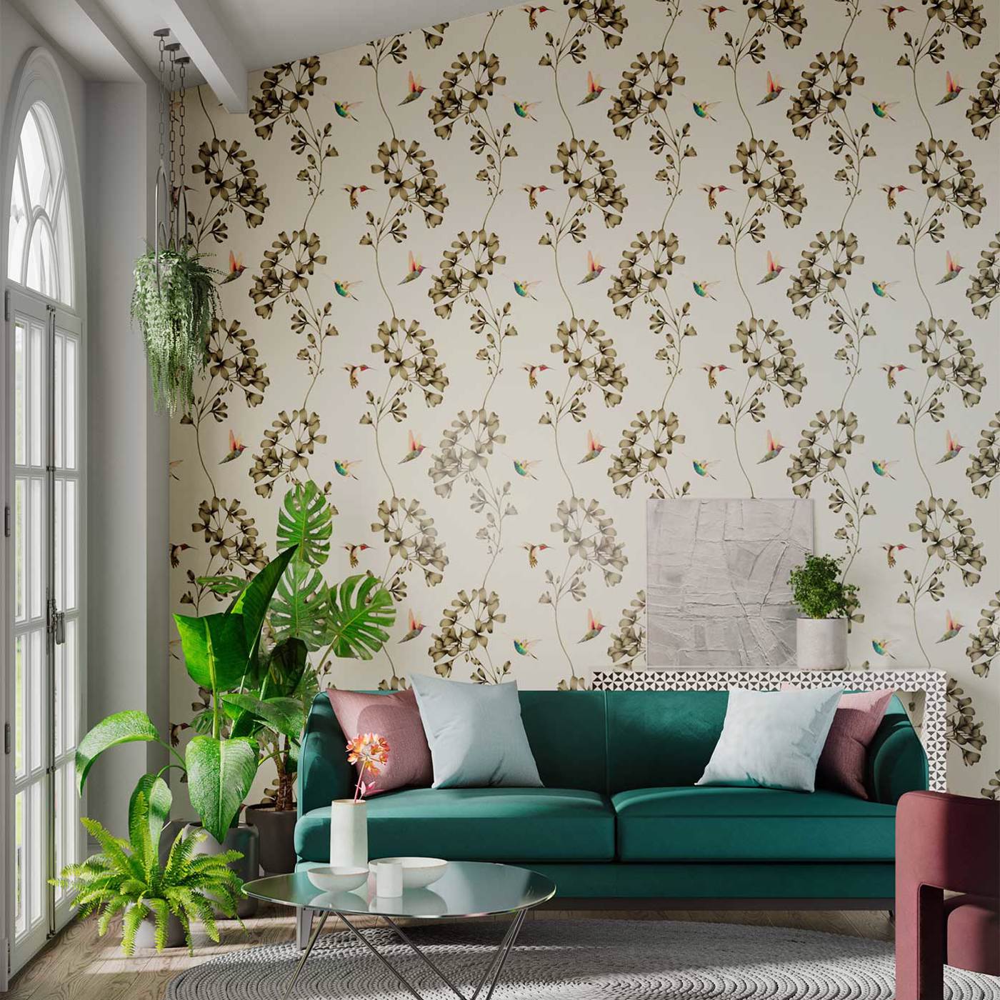 Harlequin Amazilia Wide Width Behang 112607 — LAB COLOUR THE WORLD