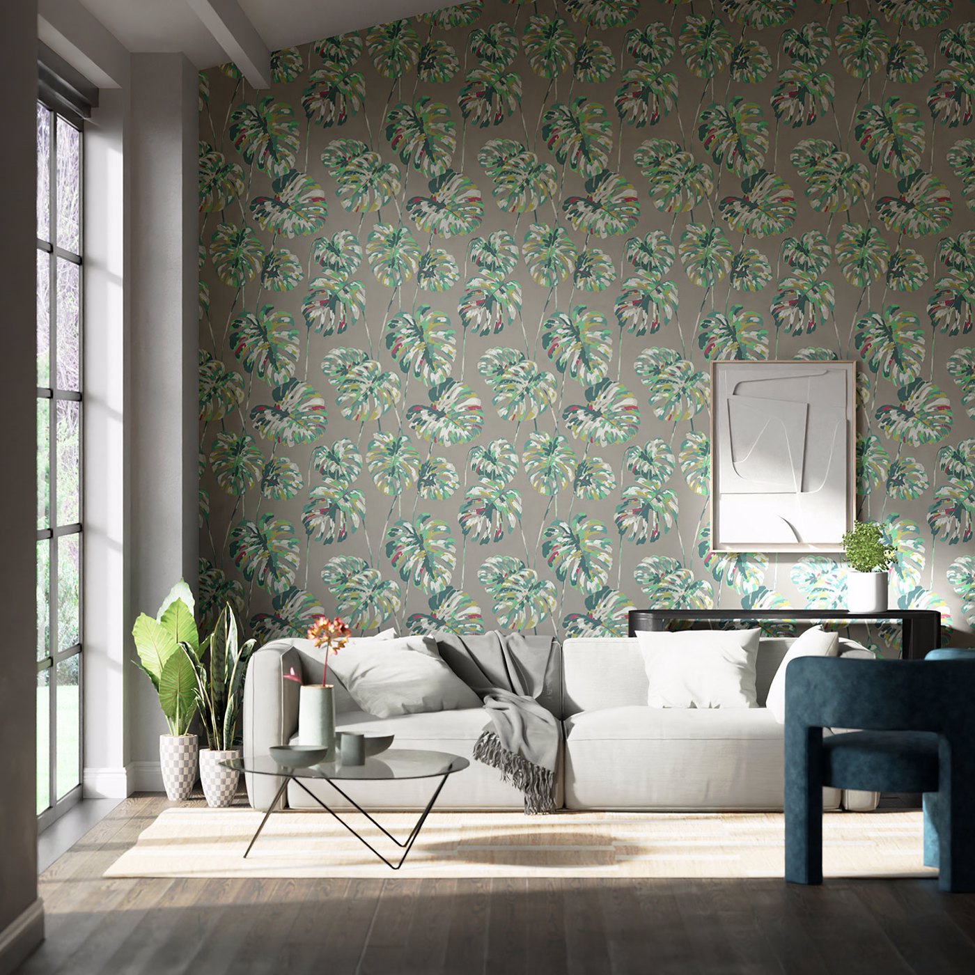 Harlequin Kelapa Wide Width Behang 111752 — LAB COLOUR THE WORLD