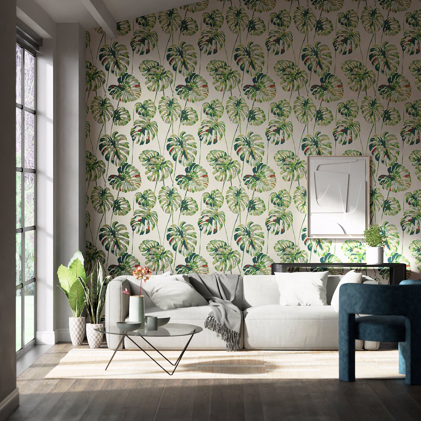 Harlequin Kelapa Wide Width Behang 111753 — LAB COLOUR THE WORLD