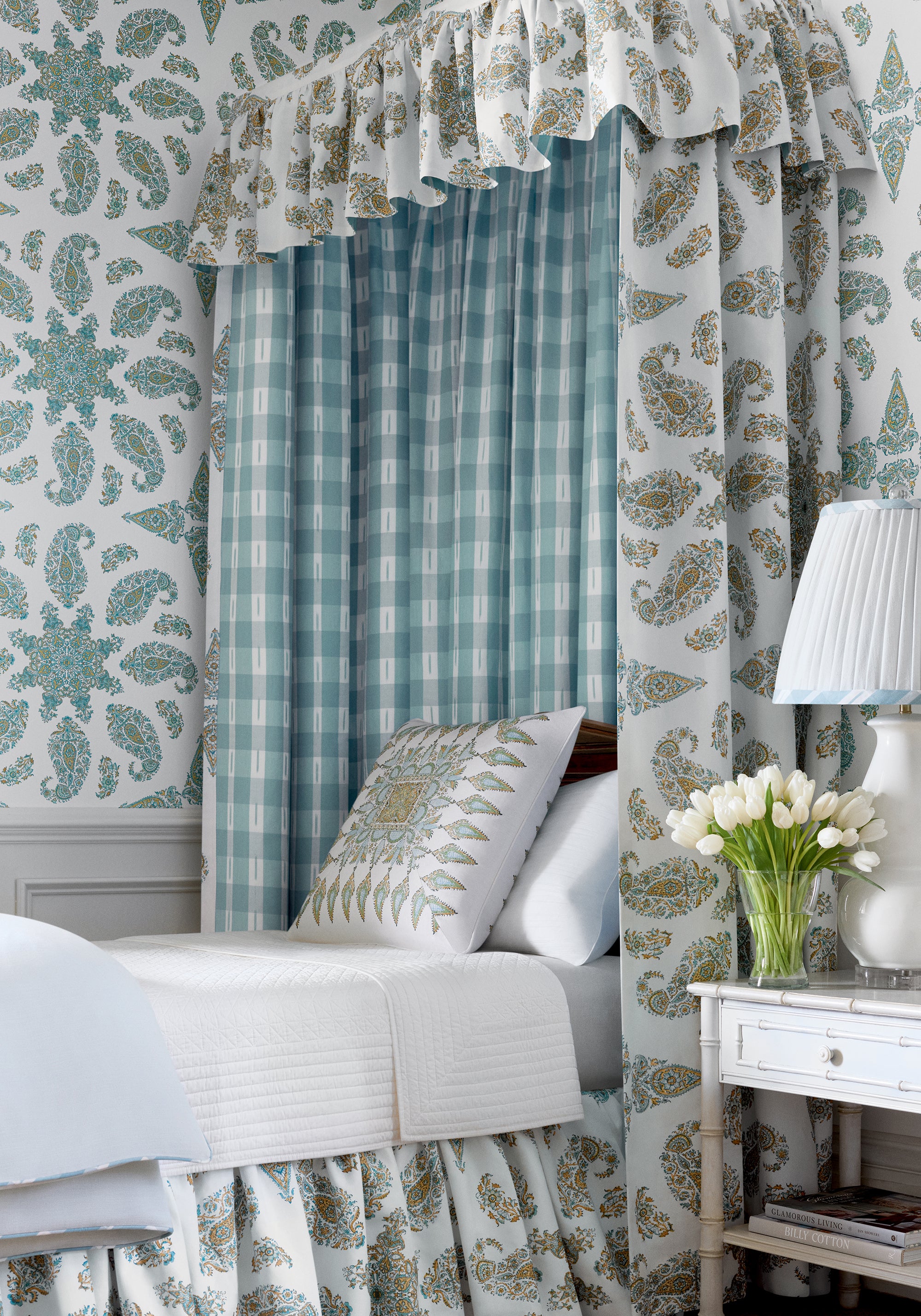 Thibaut Indienne East India Behang T36428 - sfeerbeeld
