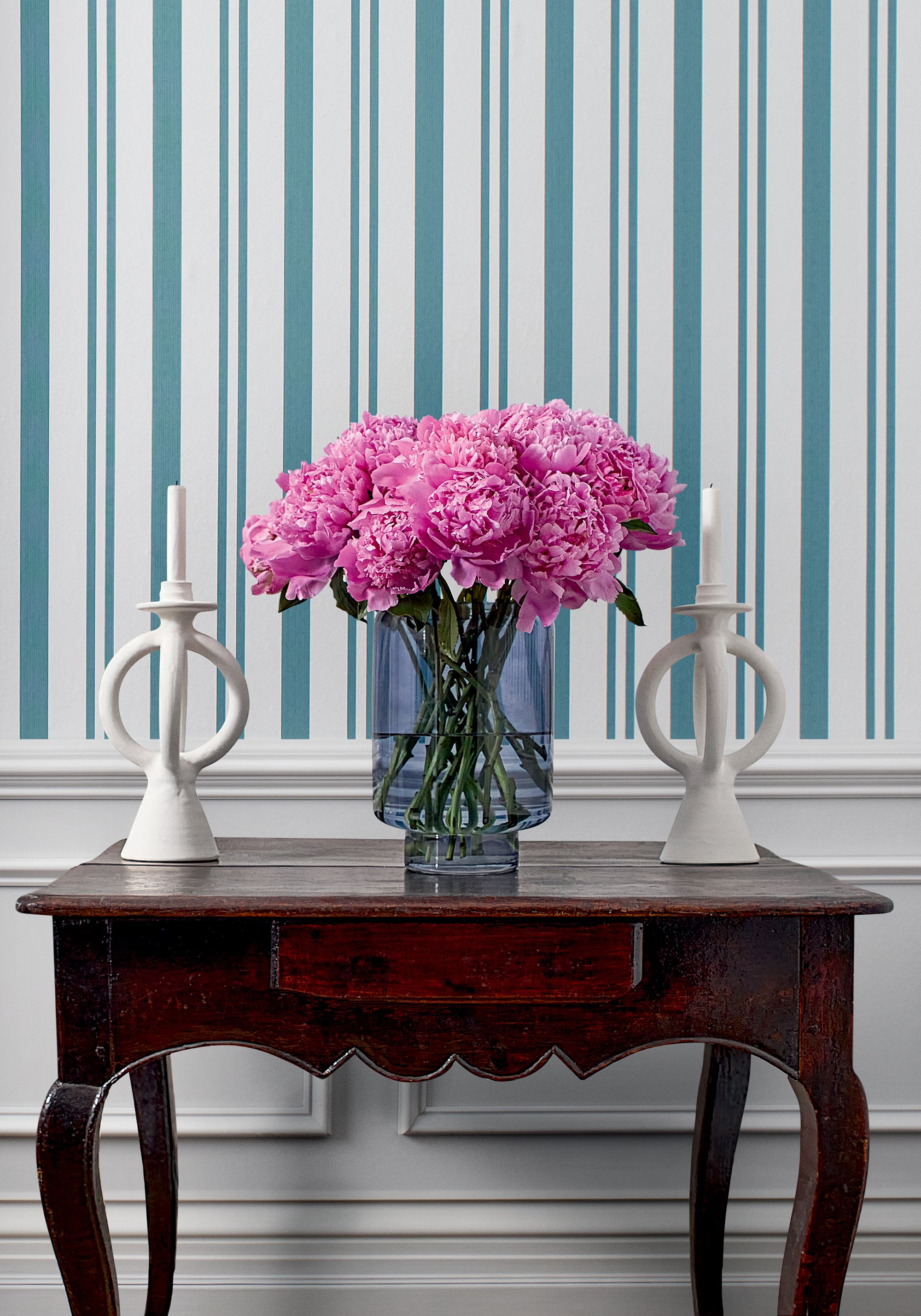 Thibaut Indienne Maggie Stripe Behang T36457 - sfeerbeeld