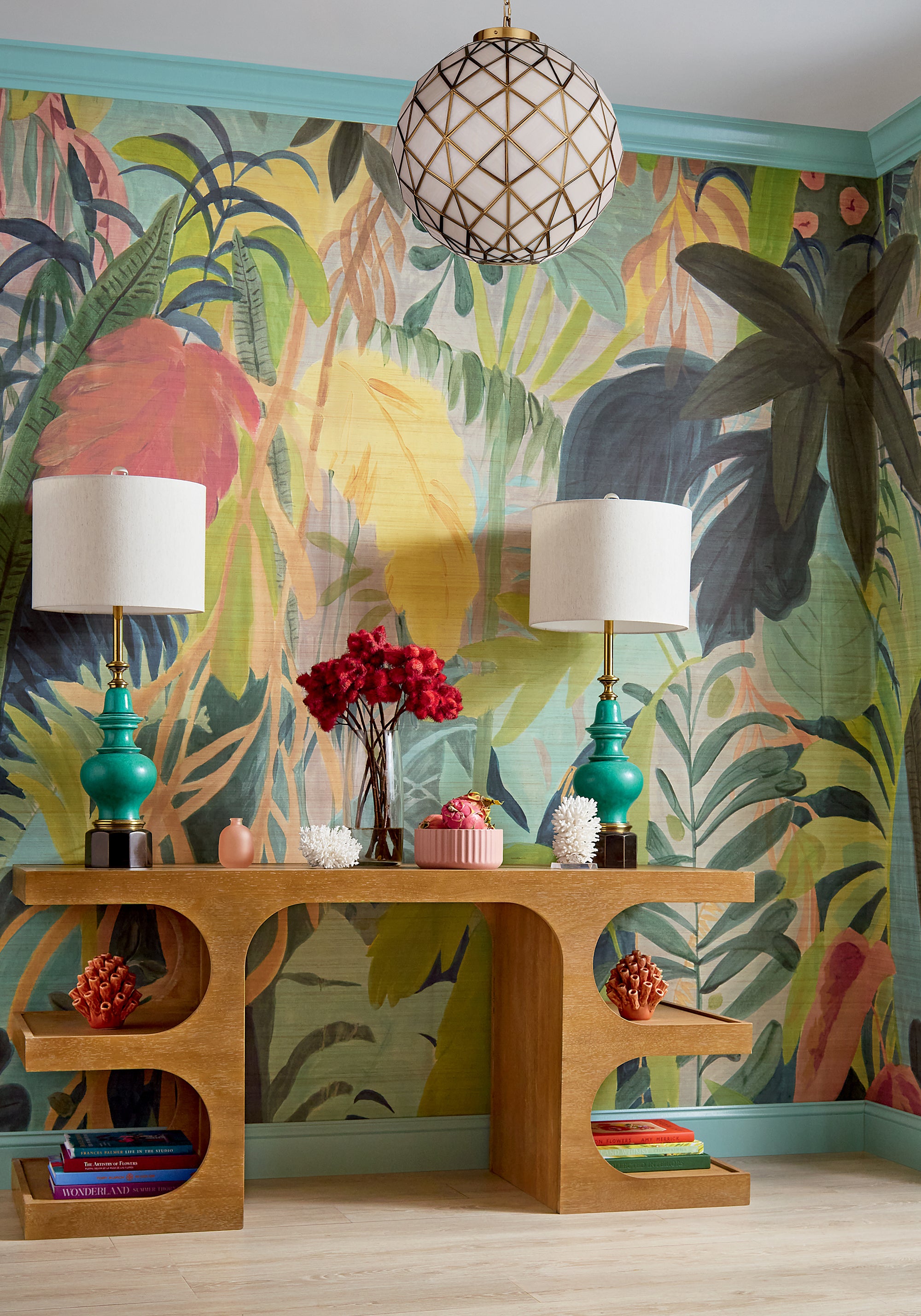 Thibaut Islander Rainforest Mural Behang TM15853 - sfeerbeeld