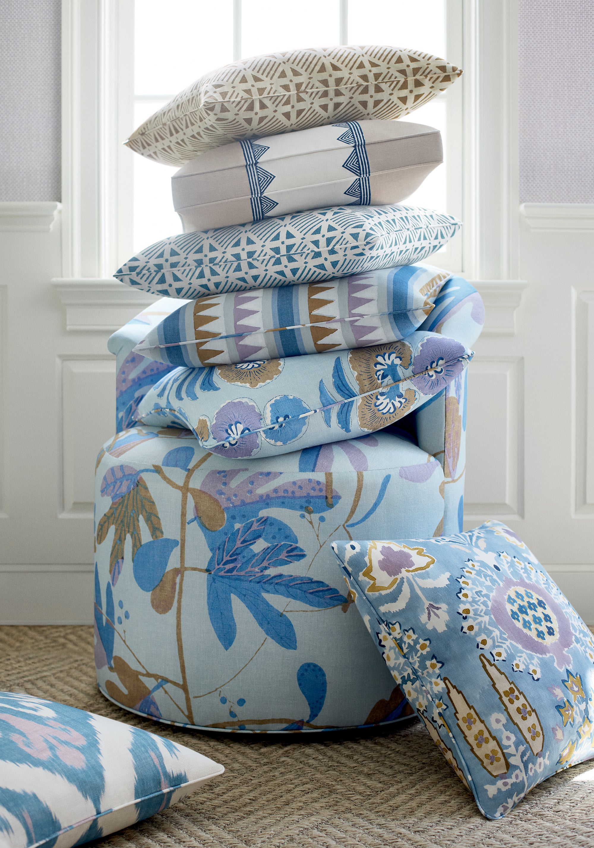 Thibaut Kismet Palawan Behang T16267 - sfeerbeeld