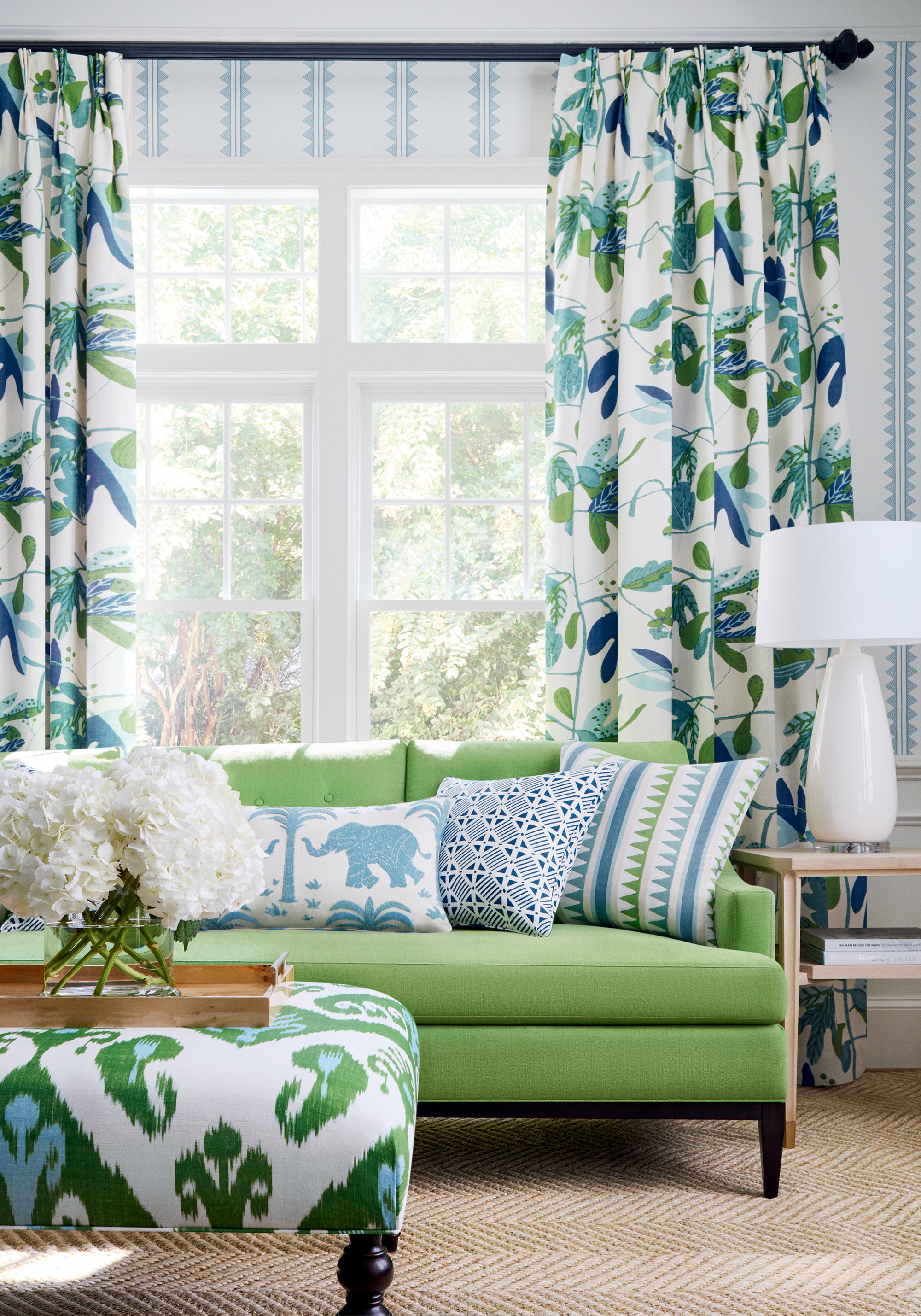 Thibaut Kismet Agave Stripe Behang T16228 - sfeerbeeld