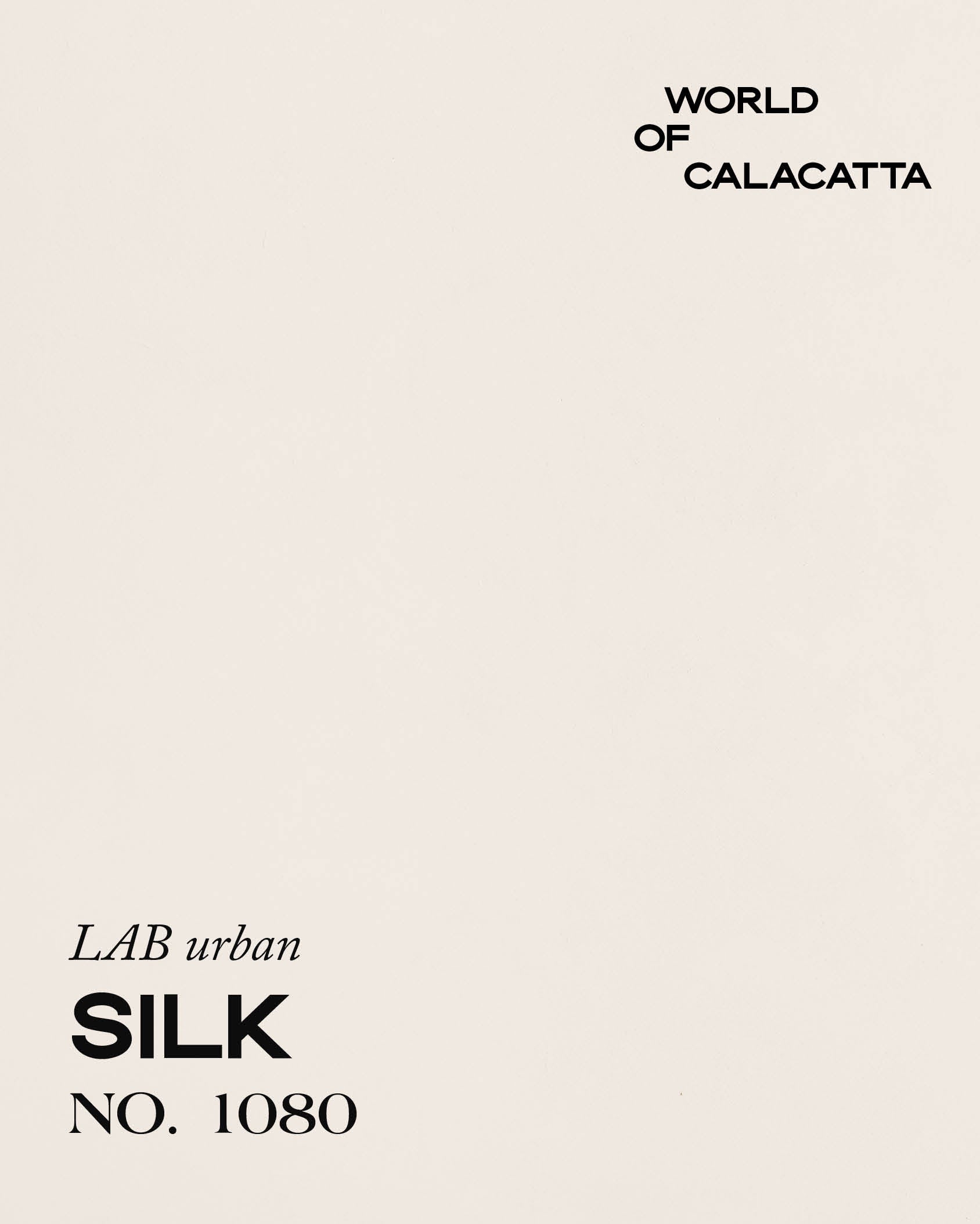 CALACATTA SILK NO. 1080