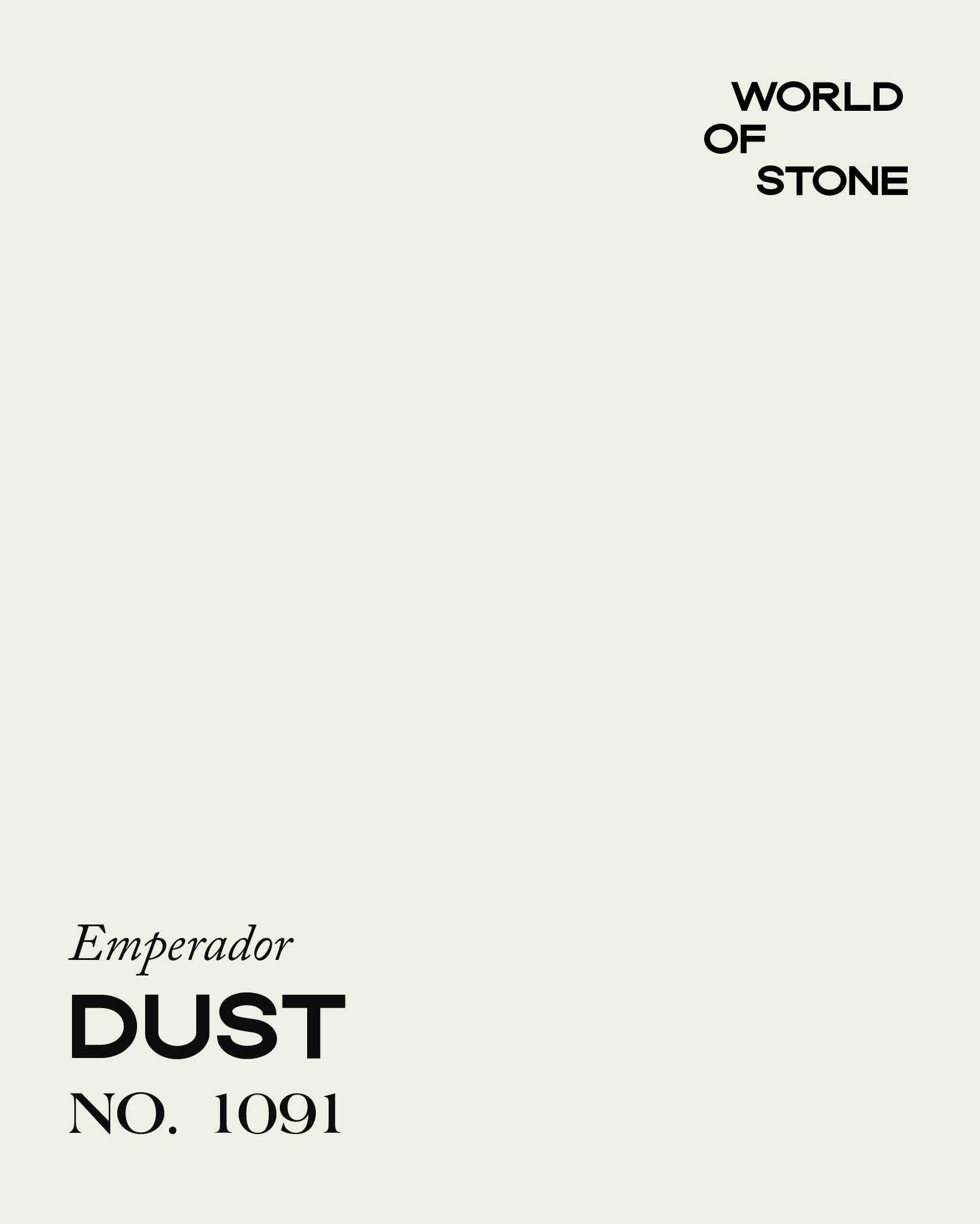 EMPERADOR DUST NO. 1091