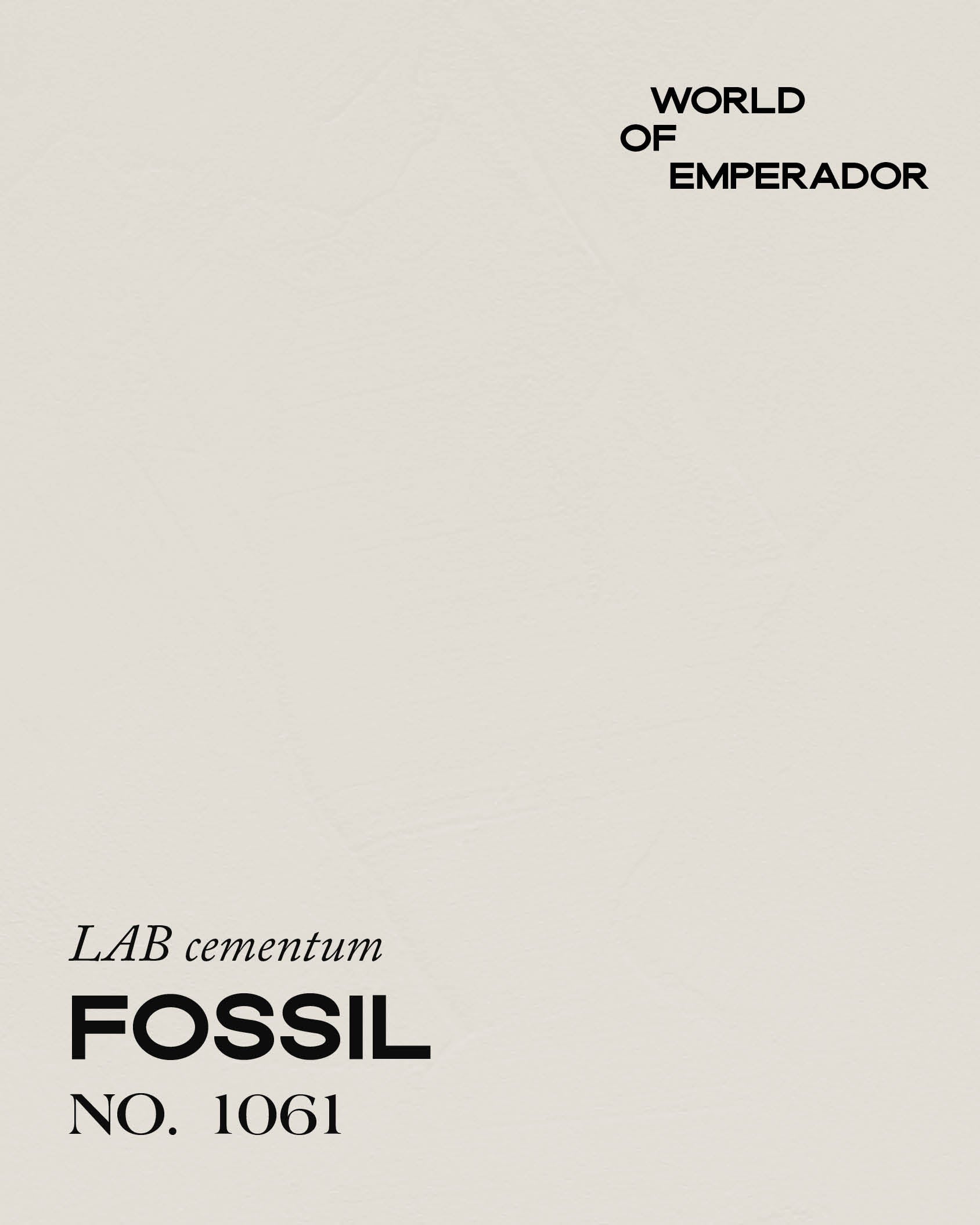 EMPERADOR FOSSIL NO. 1061