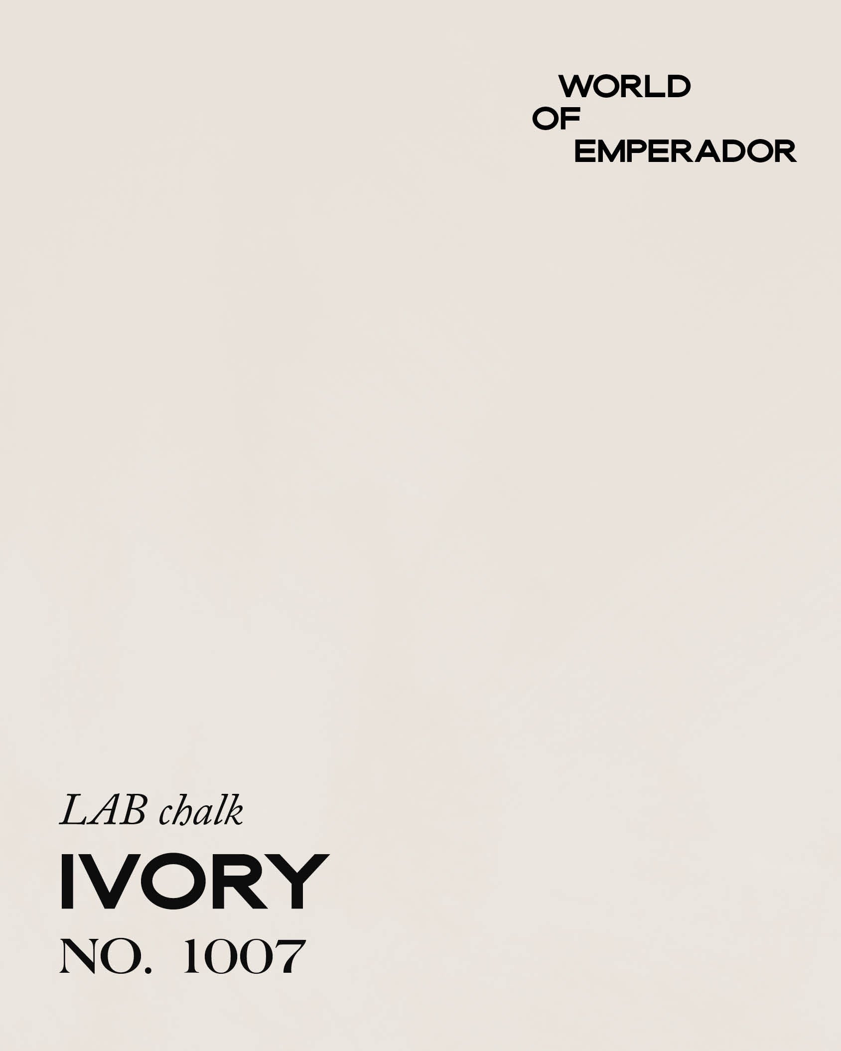 EMPERADOR IVORY NO. 1007
