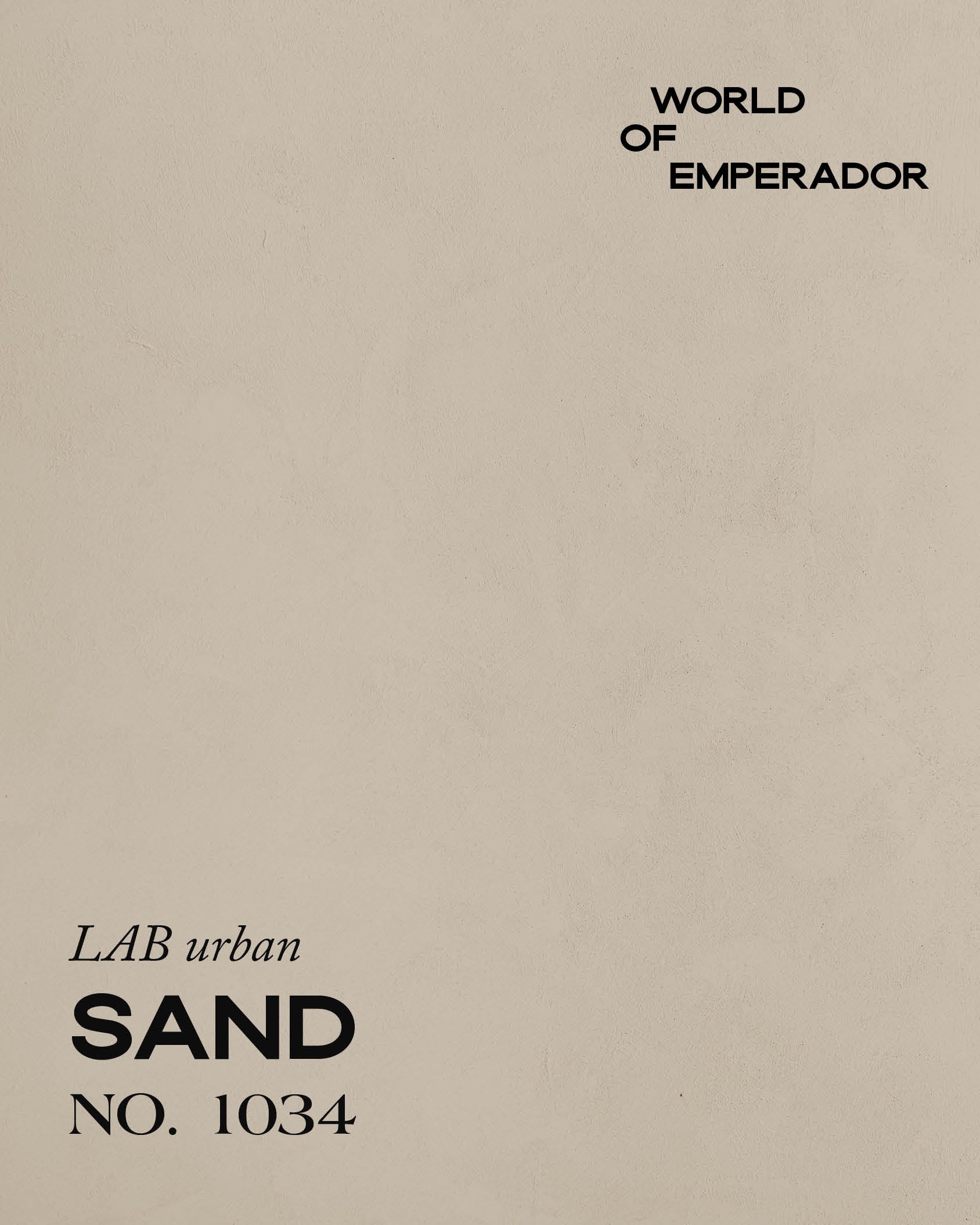 EMPERADOR SAND NO. 1034