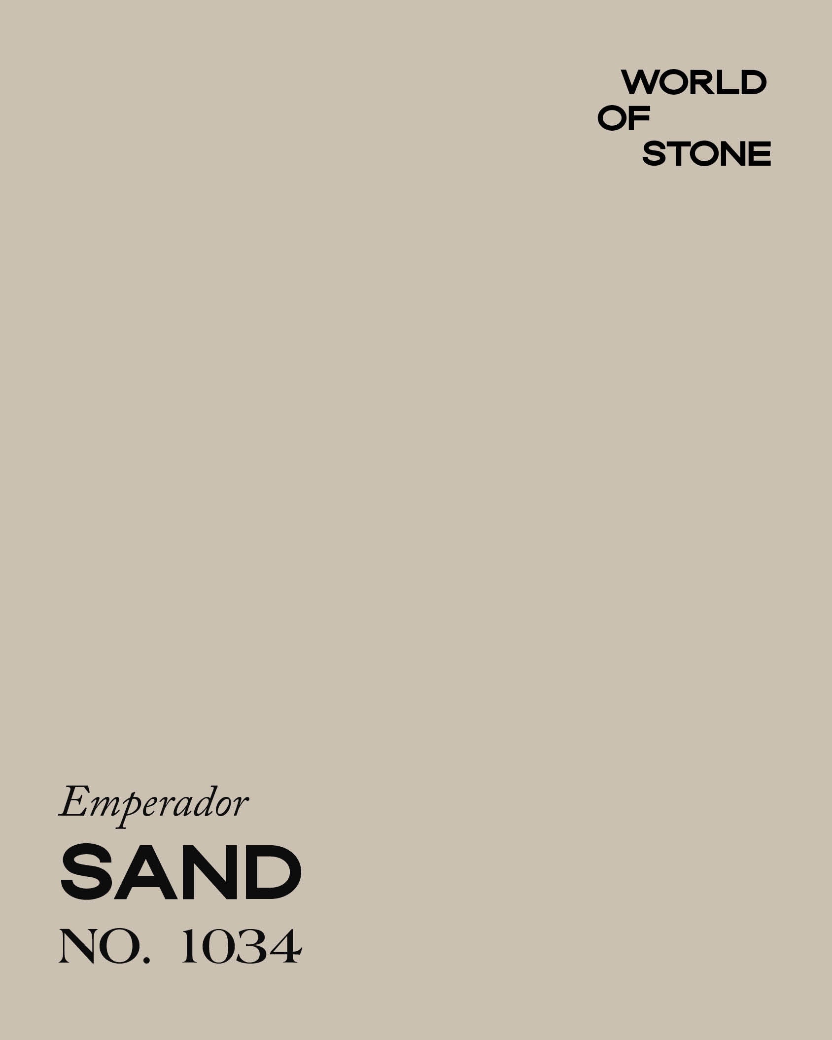 EMPERADOR SAND NO. 1034