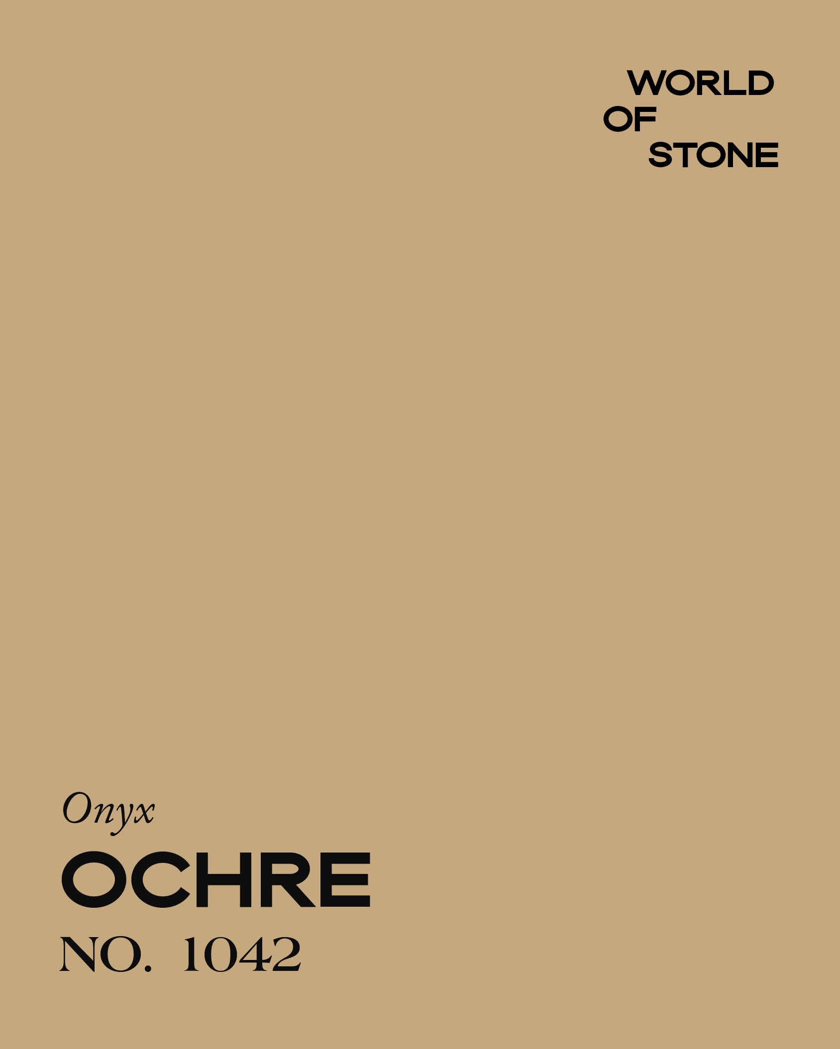 ONYX OCHRE NO. 1042
