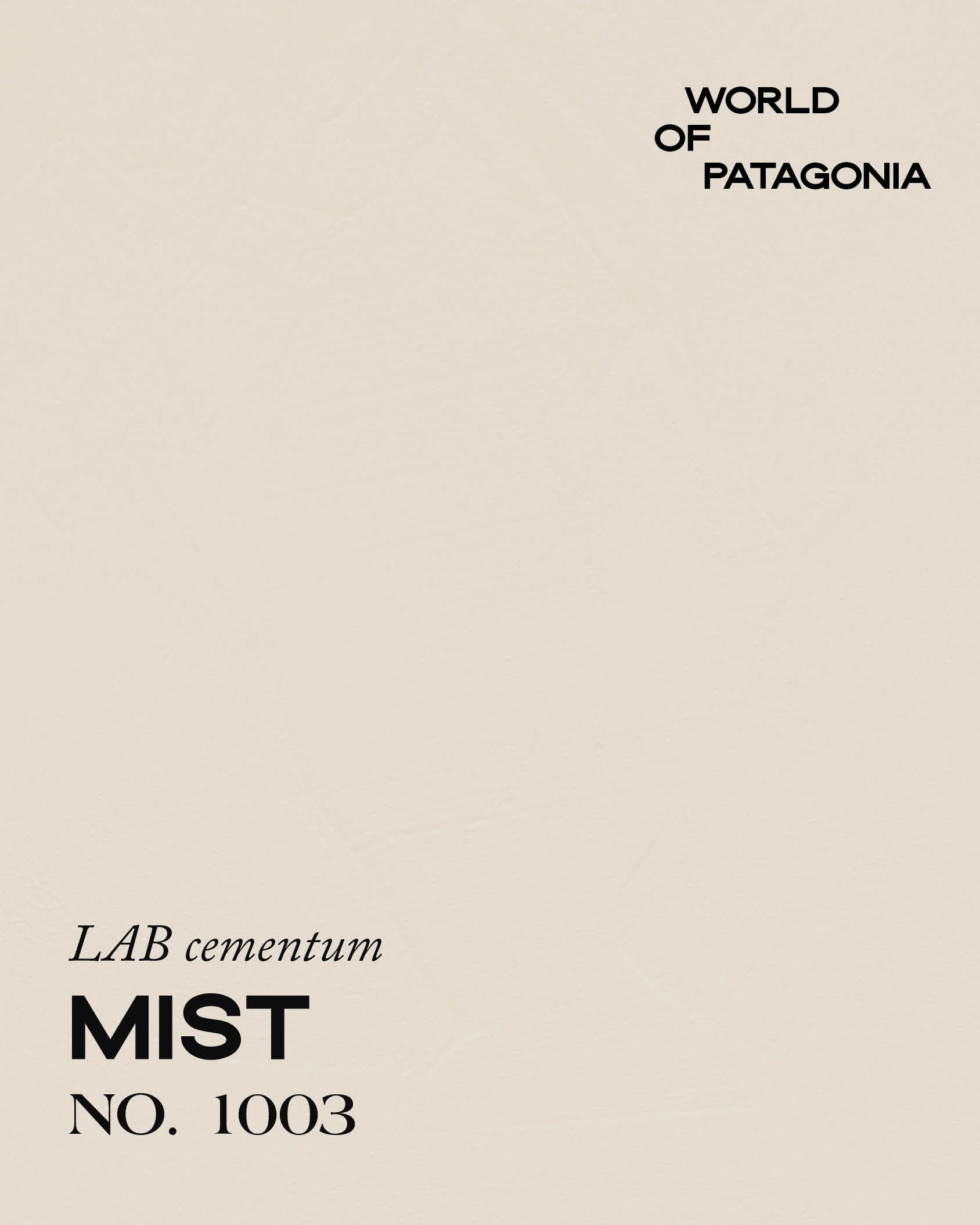 PATAGONIA MIST NO. 1003