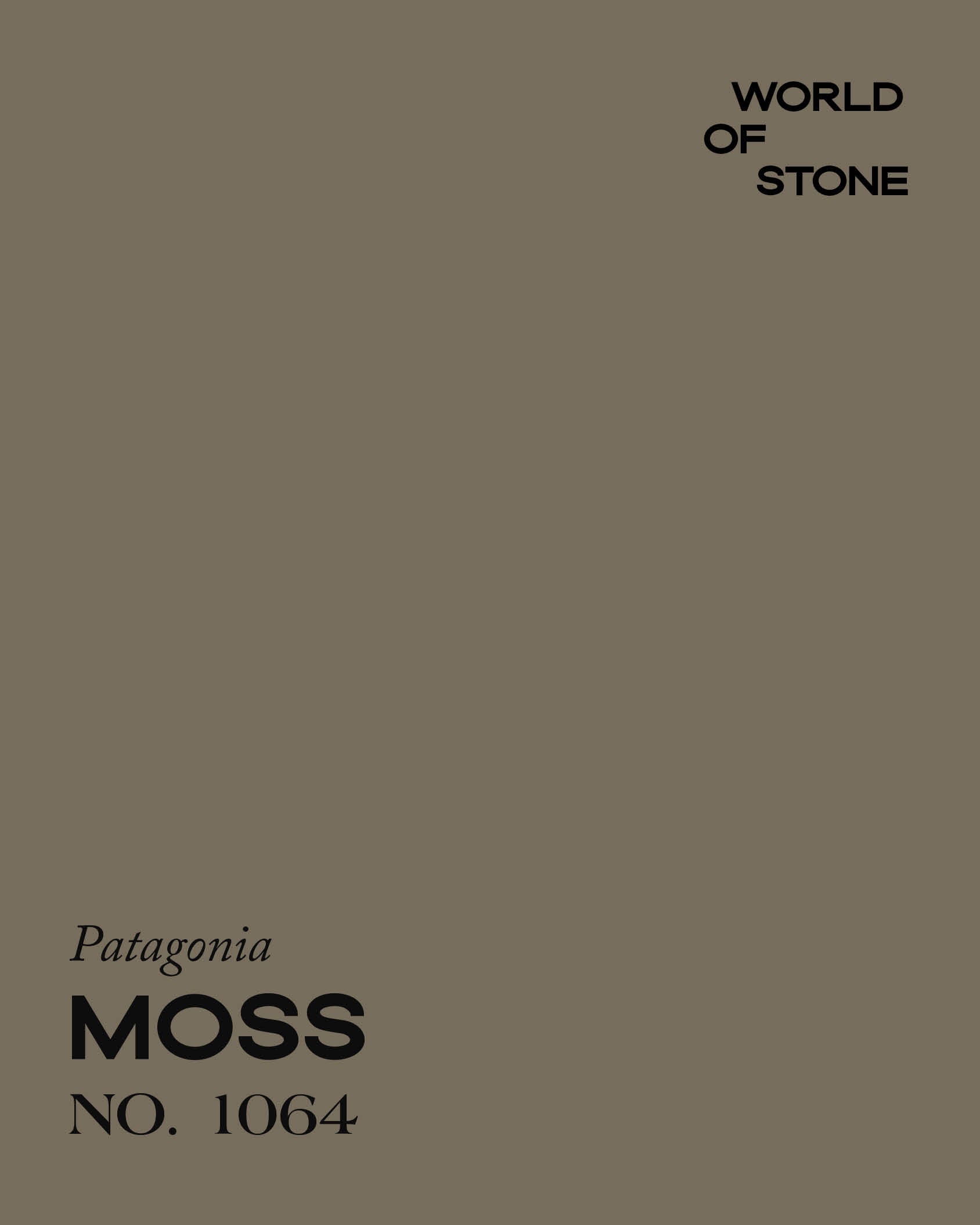 PATAGONIA MOSS NO. 1064