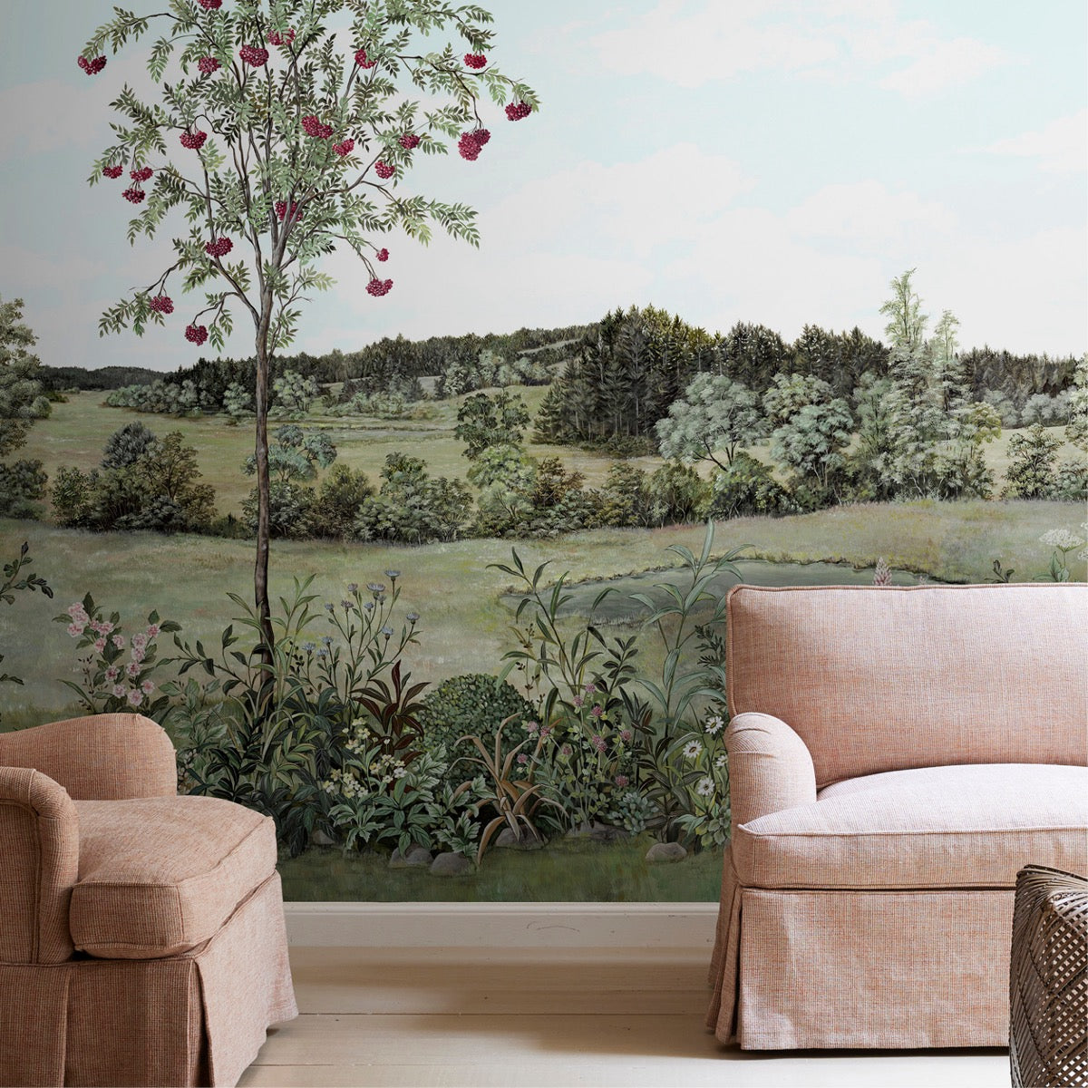 Nobilis Sorbier Des Oiseaux Behang MHP50