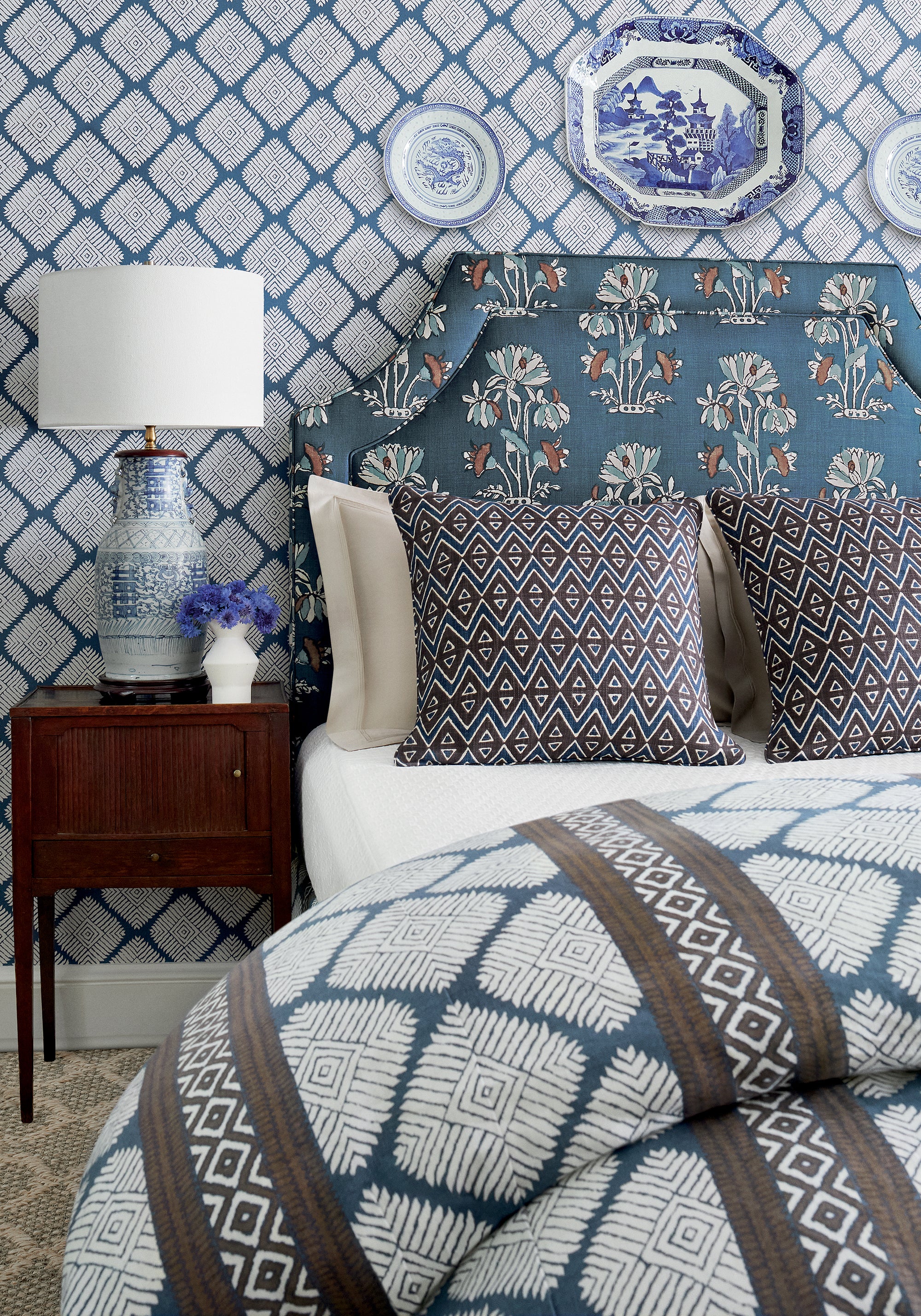 Thibaut Mesa Austin Diamond Behang T13249 - sfeerbeeld