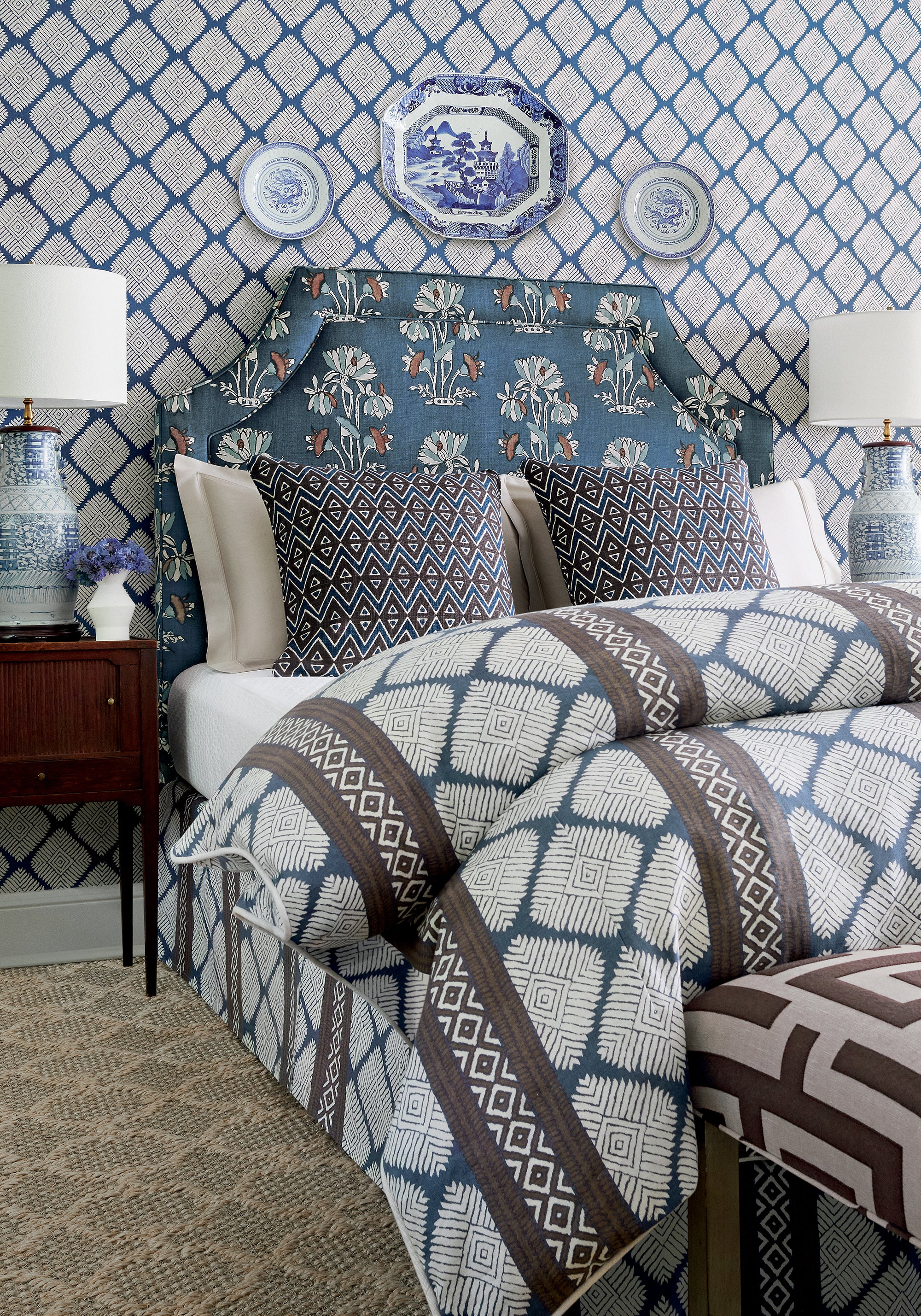 Thibaut Mesa Austin Diamond Behang T13249 - sfeerbeeld
