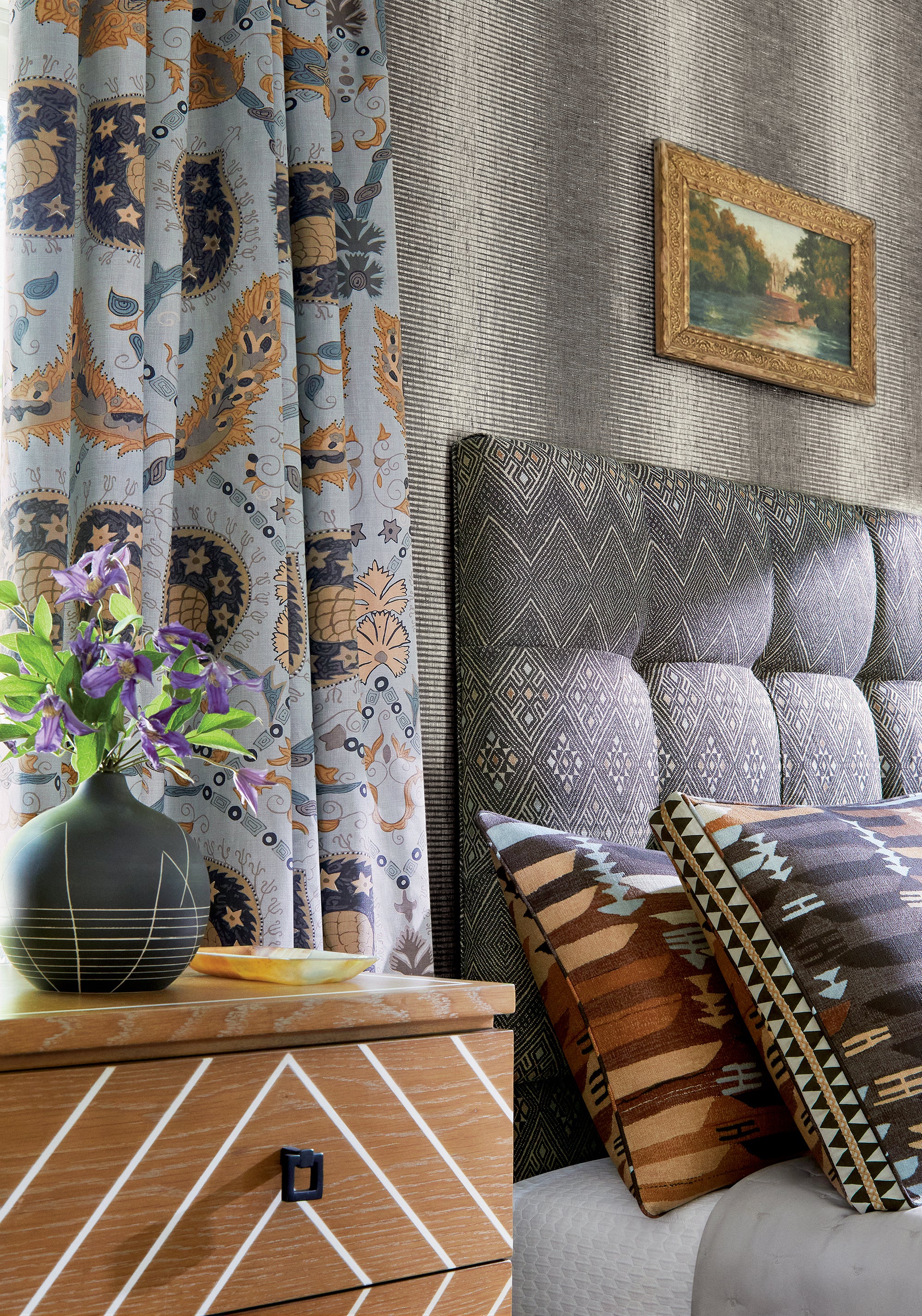 Thibaut Mesa Bozeman Stripe Behang T13258 - sfeerbeeld