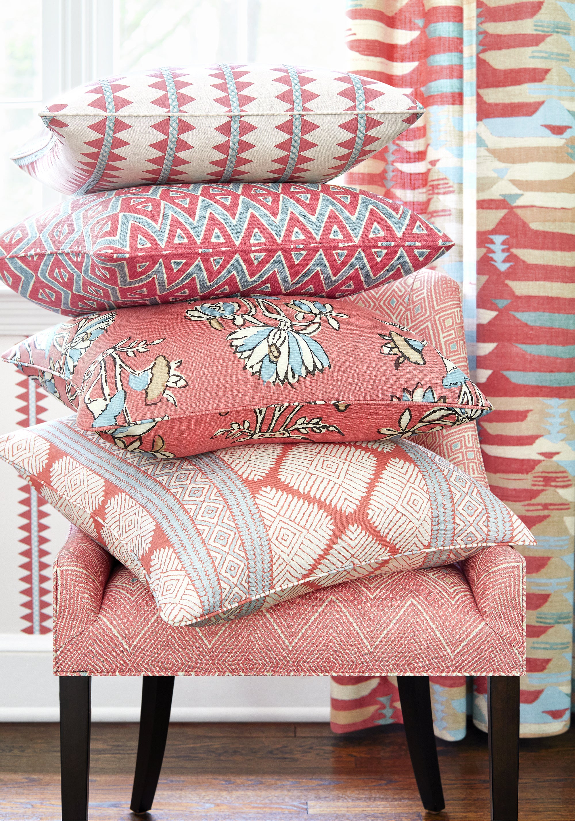Thibaut Mesa Reno Stripe Behang T13245 - sfeerbeeld
