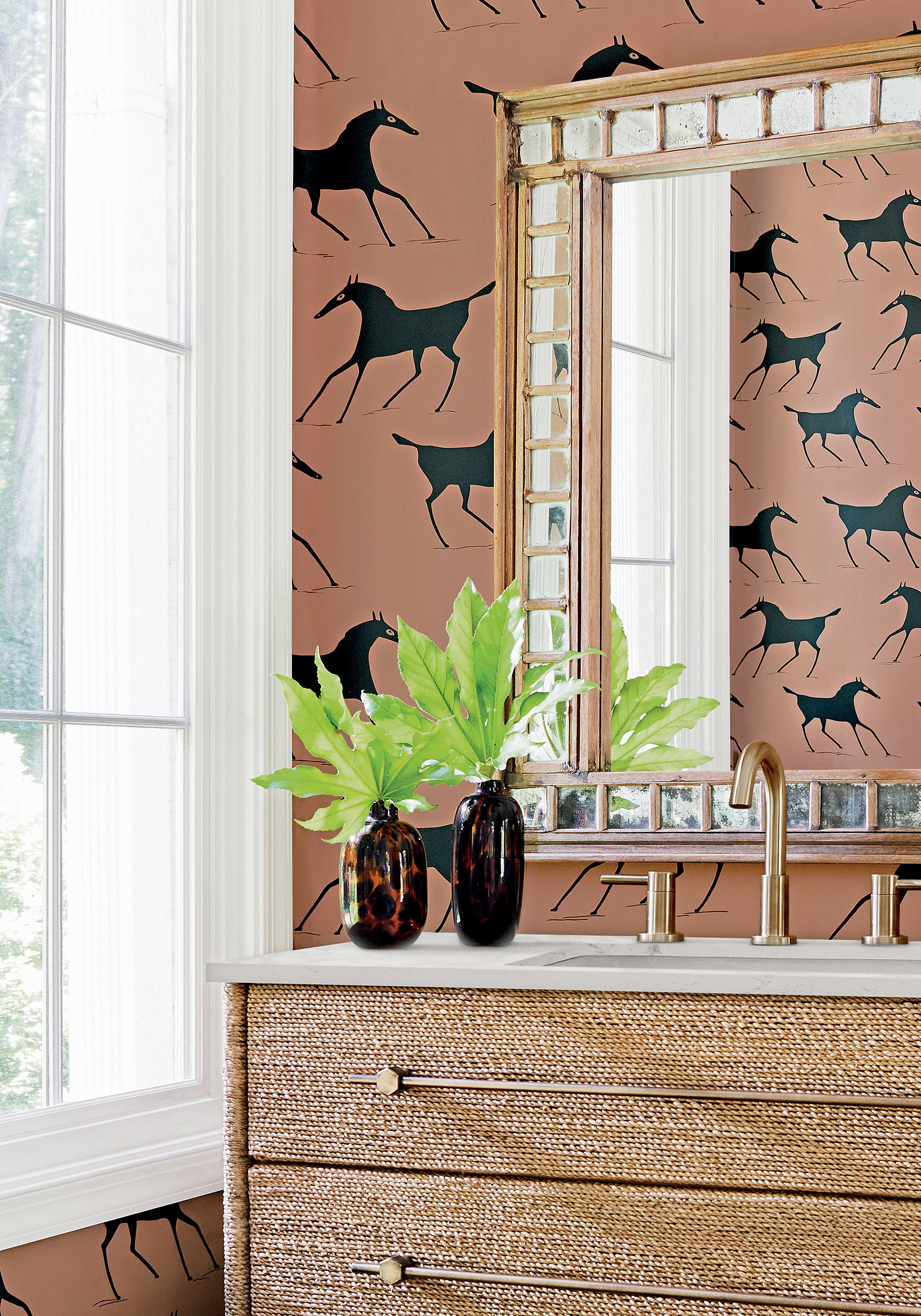 Thibaut Mesa Marlborough Downs Behang T13266 - sfeerbeeld