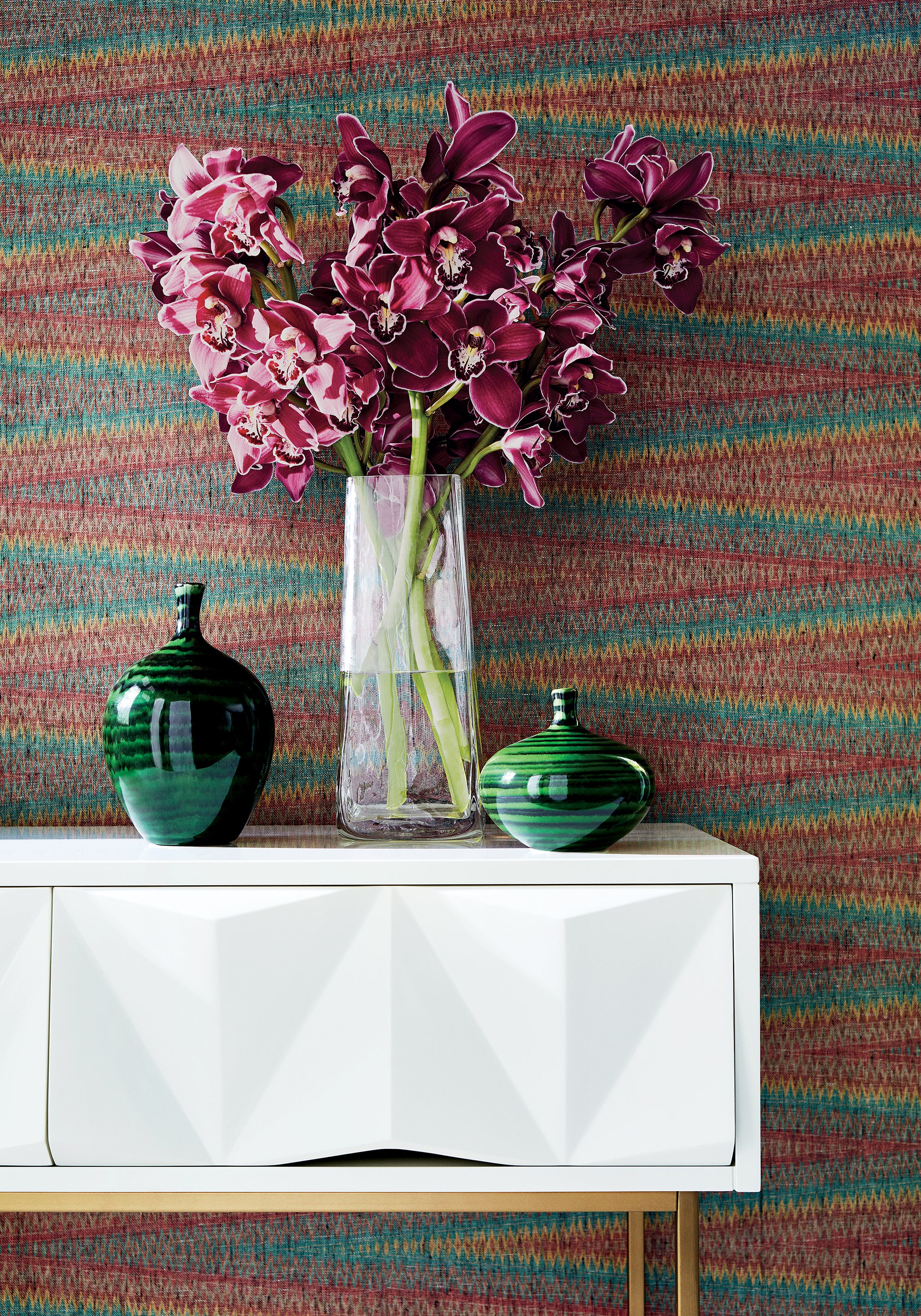 Thibaut Mesa Moab Weave Behang T13253 - sfeerbeeld