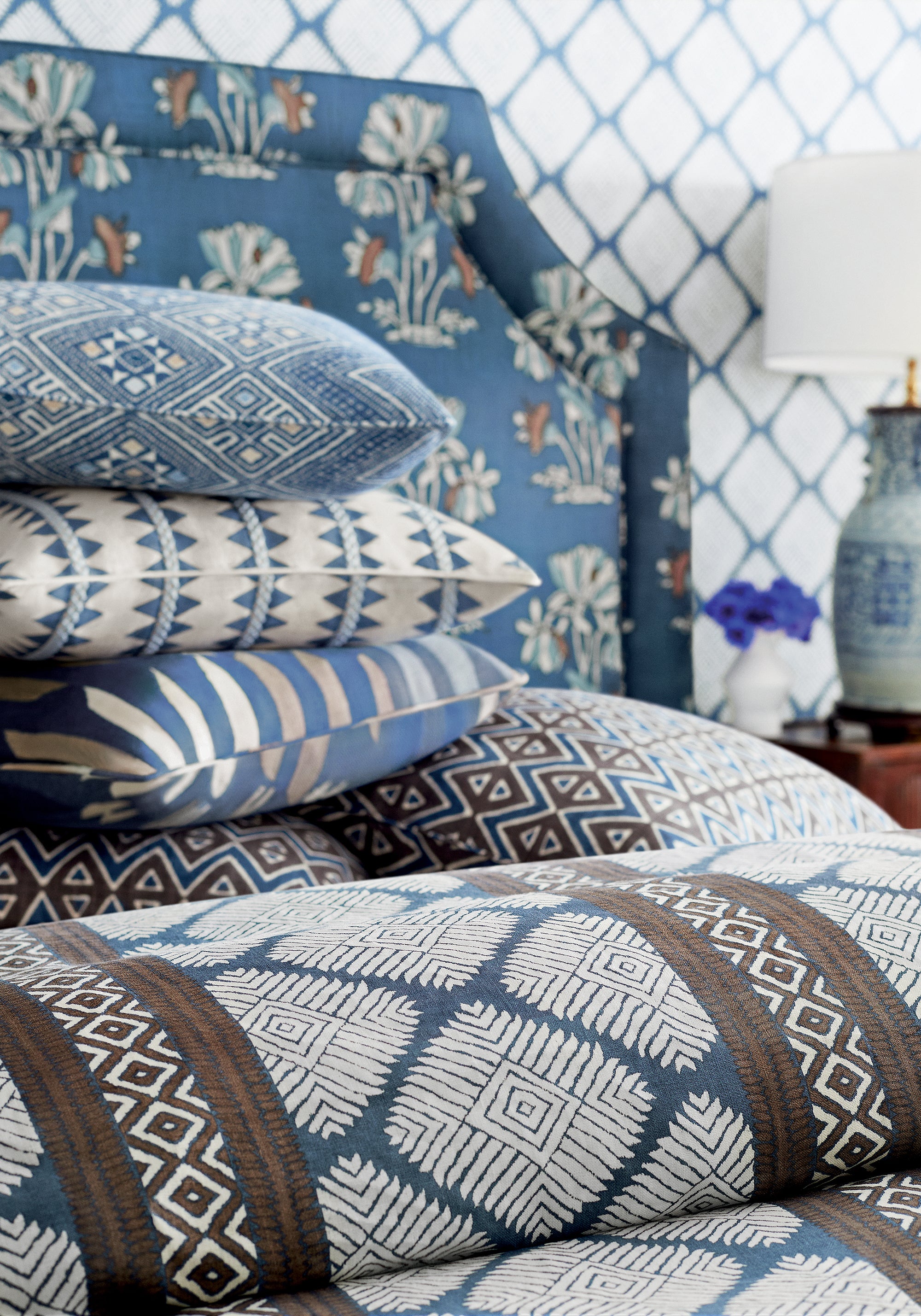 Thibaut Mesa Austin Diamond Behang T13249 - sfeerbeeld