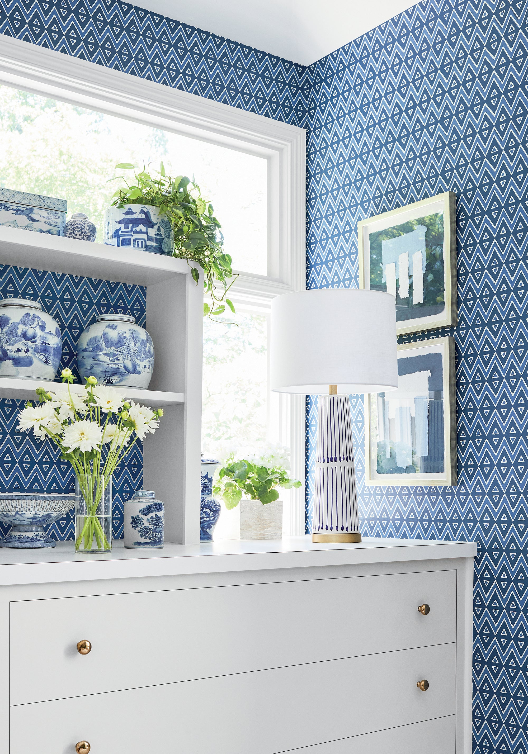 Thibaut Mesa Tiburon Behang T13237 - sfeerbeeld