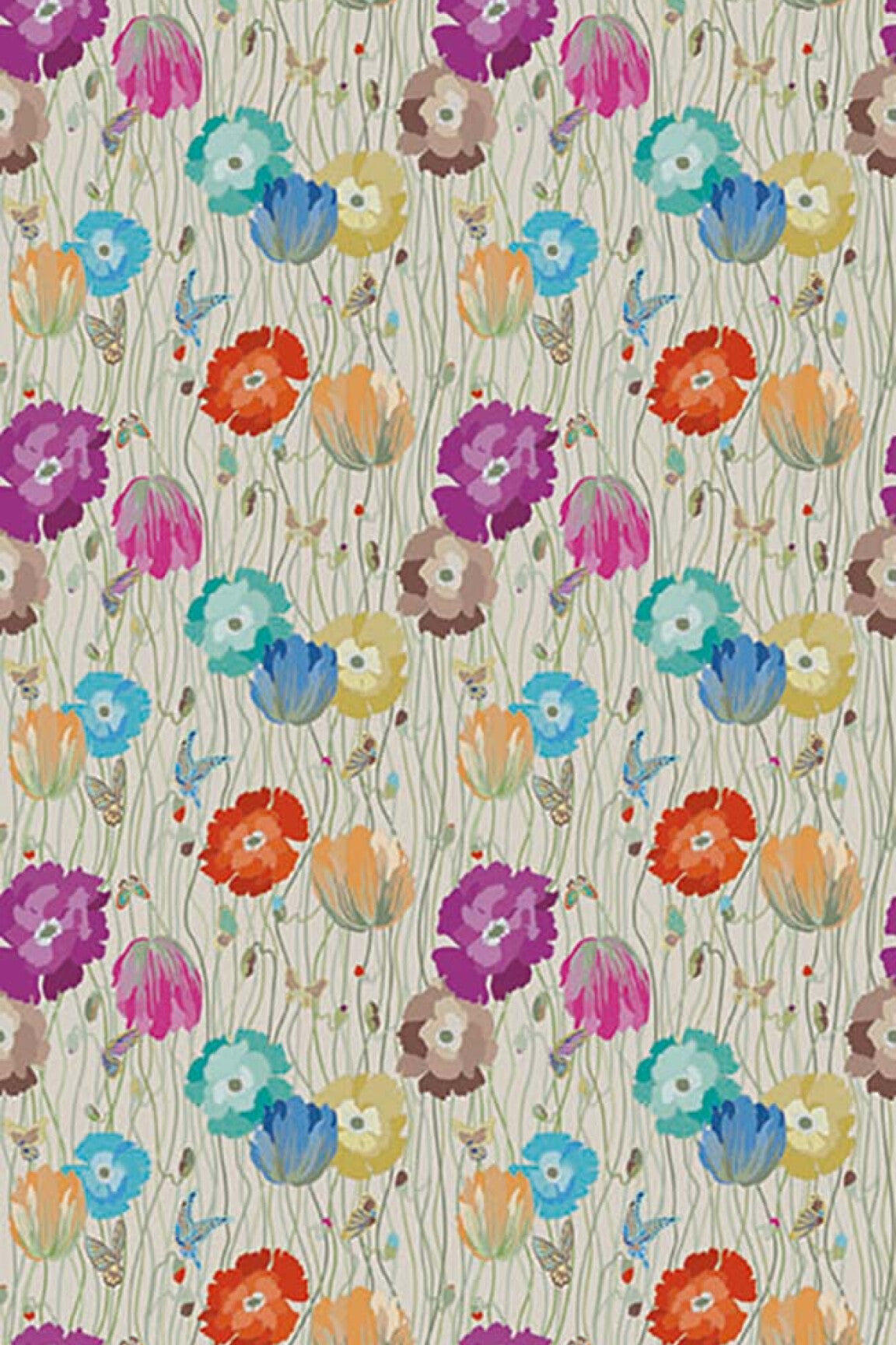 ARTE Poppies Missoni Home Wallcoverings 02 10194 afbeelding 1 "Multi"
