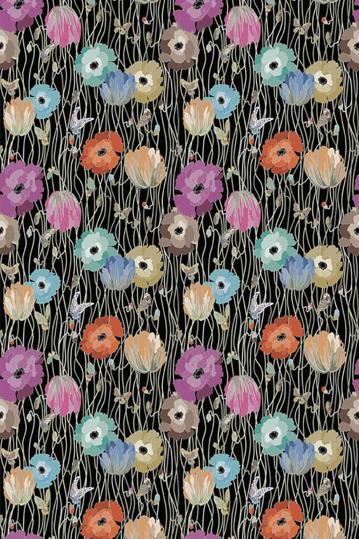 ARTE Poppies Missoni Home Wallcoverings 02 10195 afbeelding 1 "Multi"
