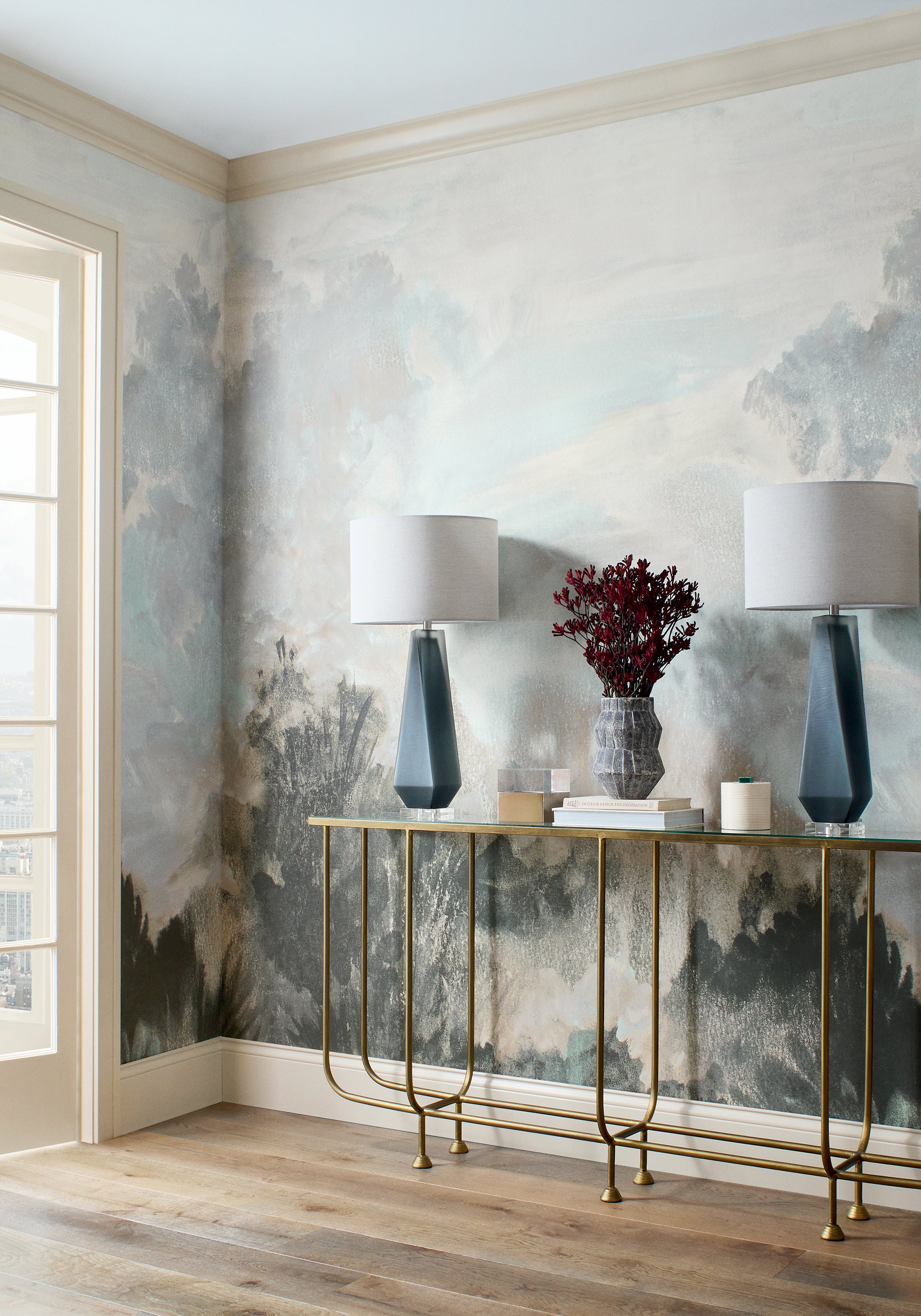 Thibaut Modern Resource 4 Twilight Mural Behang TM41054 - sfeerbeeld