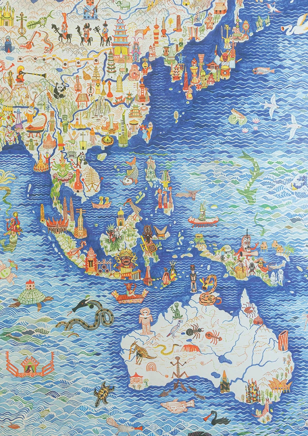 Pierre Frey Musiques du monde Behangpaneel FP996001 - LAB COLOUR THE WORLD