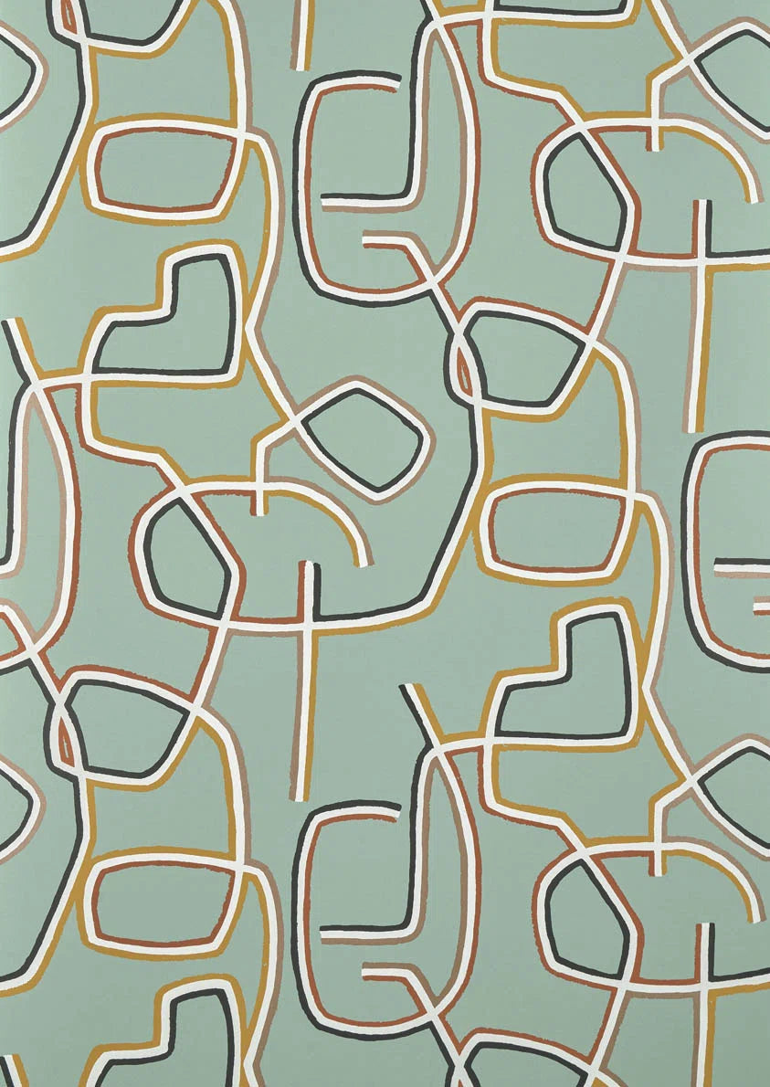 Pierre Frey Graphic Behang FP070003 - LAB COLOUR THE WORLD