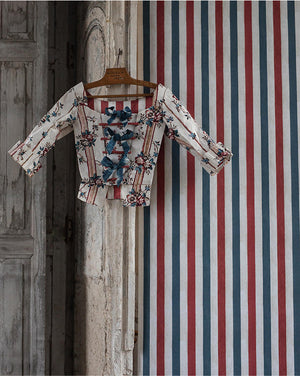 Antoinette Poisson Rayures Behang Rouleau 89A